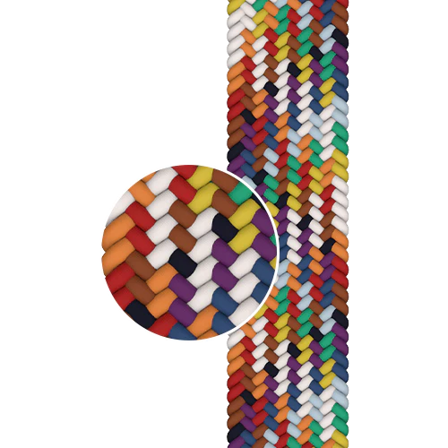 Braided Buckle Strap 22mm - Rainbow - Image 4