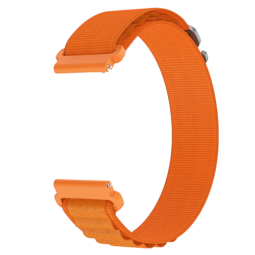 Hoop Nylon Link Watch Strap 22mm - Black - Image 12