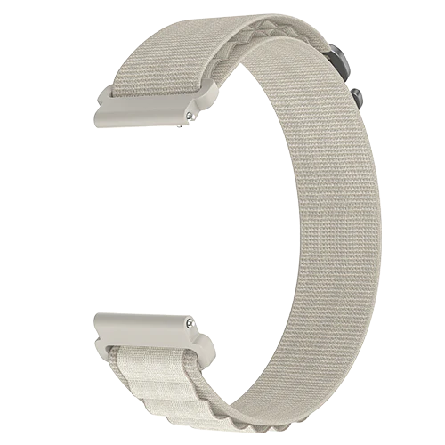 Hoop Nylon Link Watch Strap 22mm - Black - Image 14