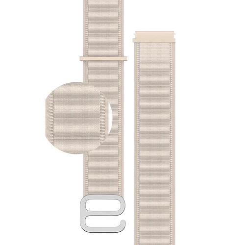 Hoop Nylon Link Watch Strap 22mm - Black - Image 15