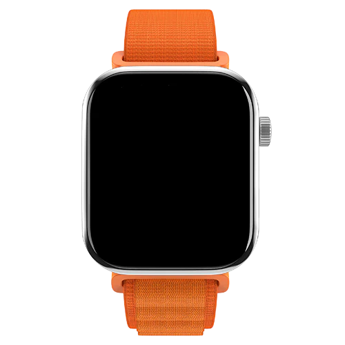 Hoop Nylon Link Watch Strap 22mm - Black - Image 8