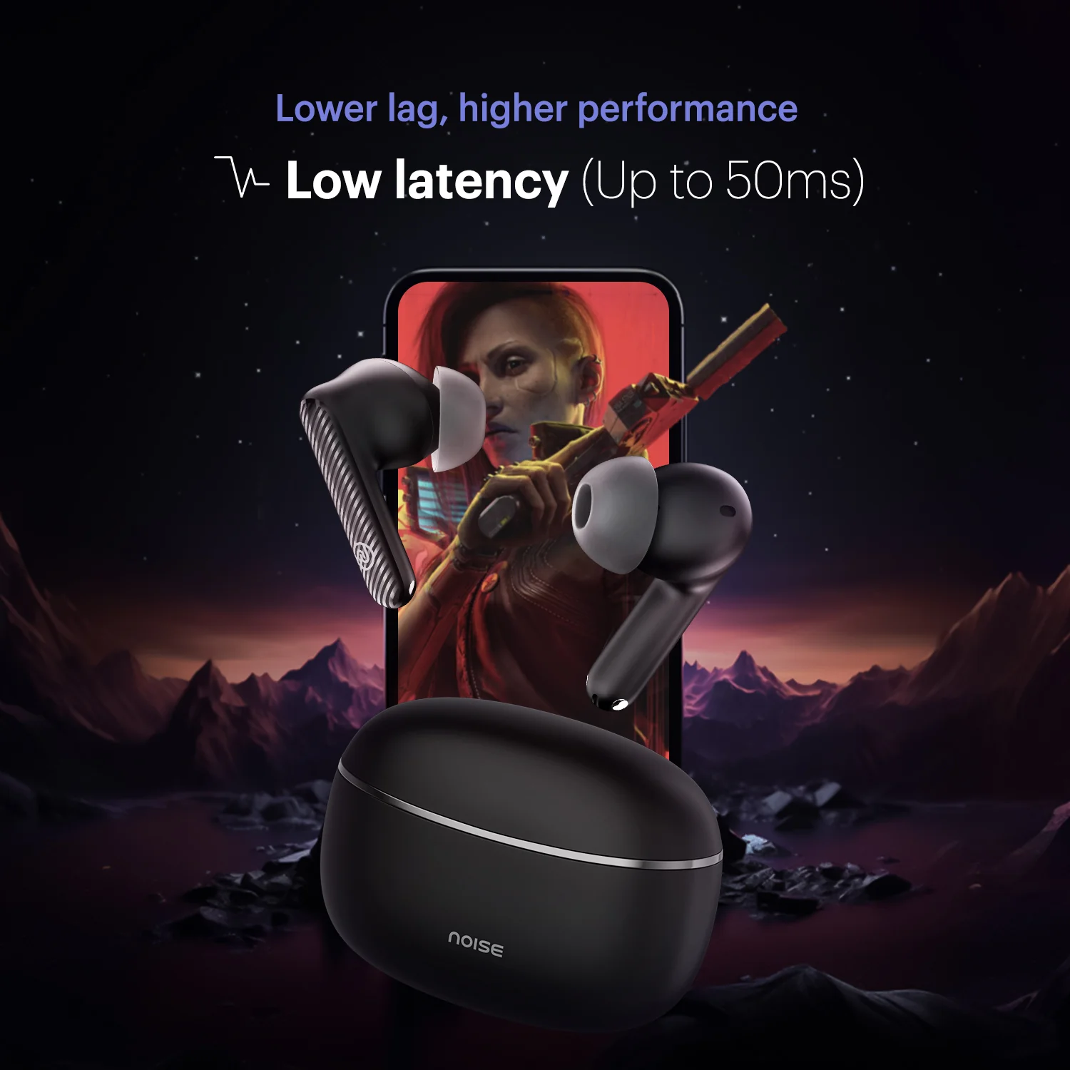 Noise Aura Buds in-Ear Truly Wireless Earbuds with 60H of Playtime, Quad Mic with ENC, Dual Device Pairing, Instacharge (10 min = 150 min), 12mm Polymer Composite Driver, BT v5.3 - Image 10