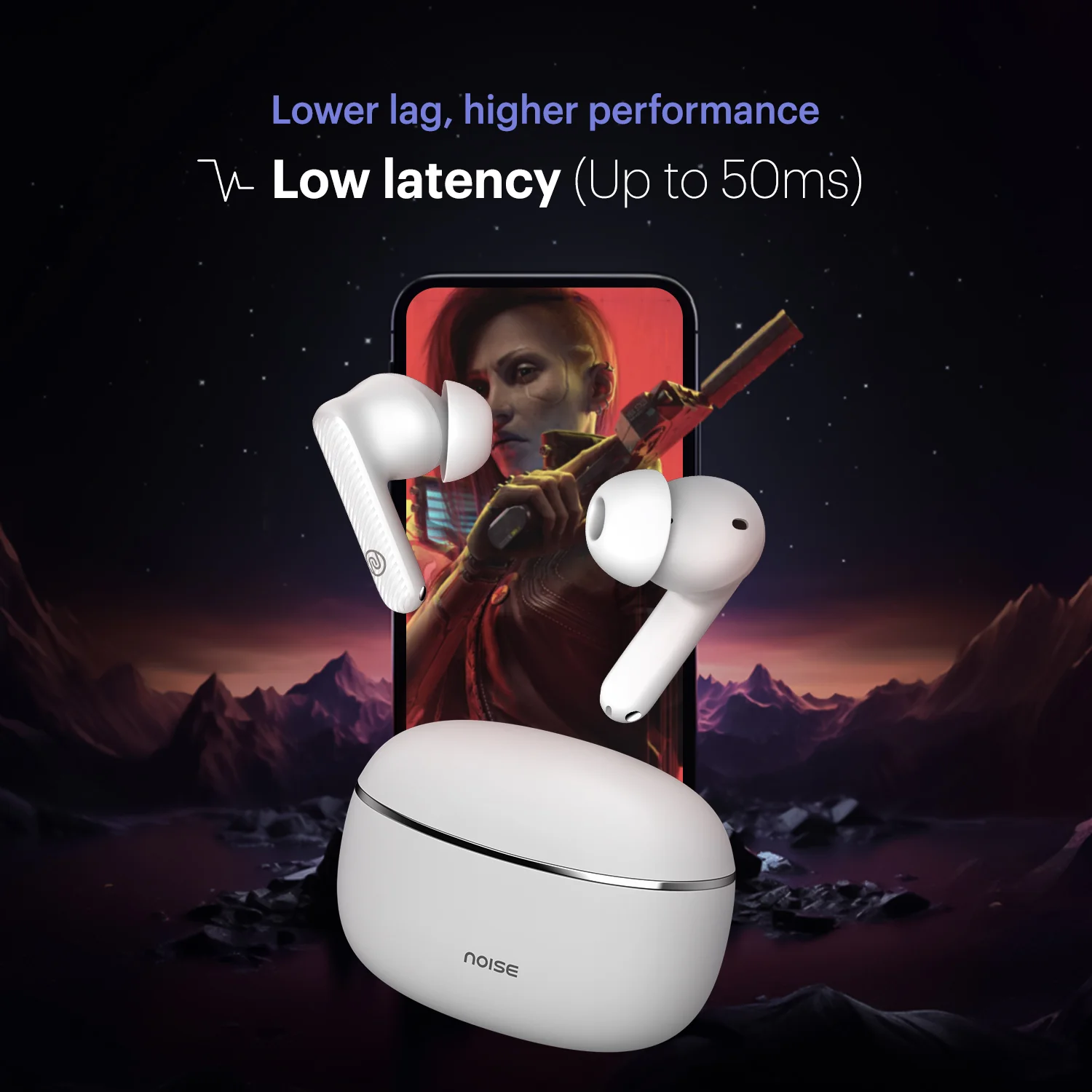 Noise Aura Buds in-Ear Truly Wireless Earbuds with 60H of Playtime, Quad Mic with ENC, Dual Device Pairing, Instacharge (10 min = 150 min), 12mm Polymer Composite Driver, BT v5.3 - Image 17