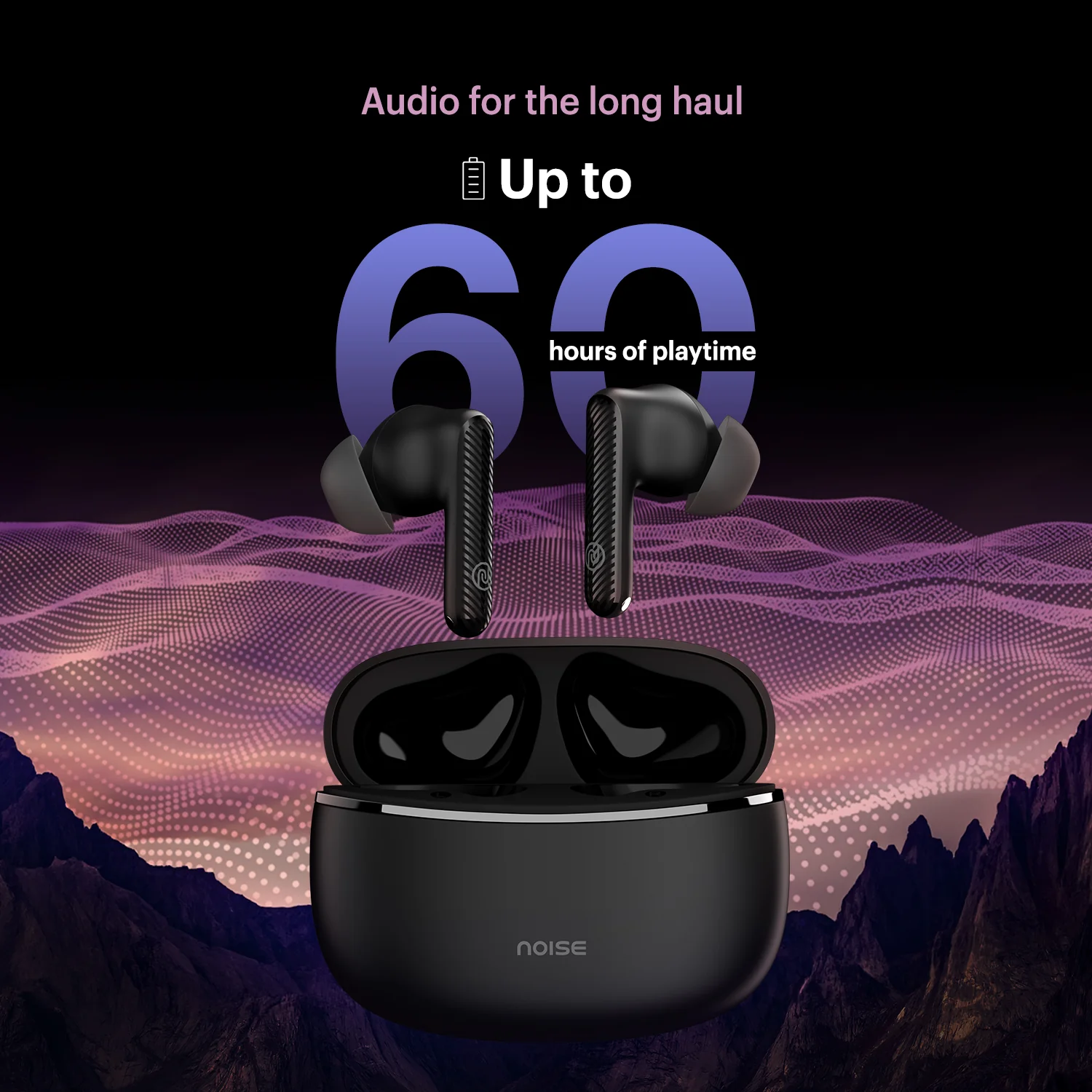 Noise Aura Buds in-Ear Truly Wireless Earbuds with 60H of Playtime, Quad Mic with ENC, Dual Device Pairing, Instacharge (10 min = 150 min), 12mm Polymer Composite Driver, BT v5.3 - Image 6