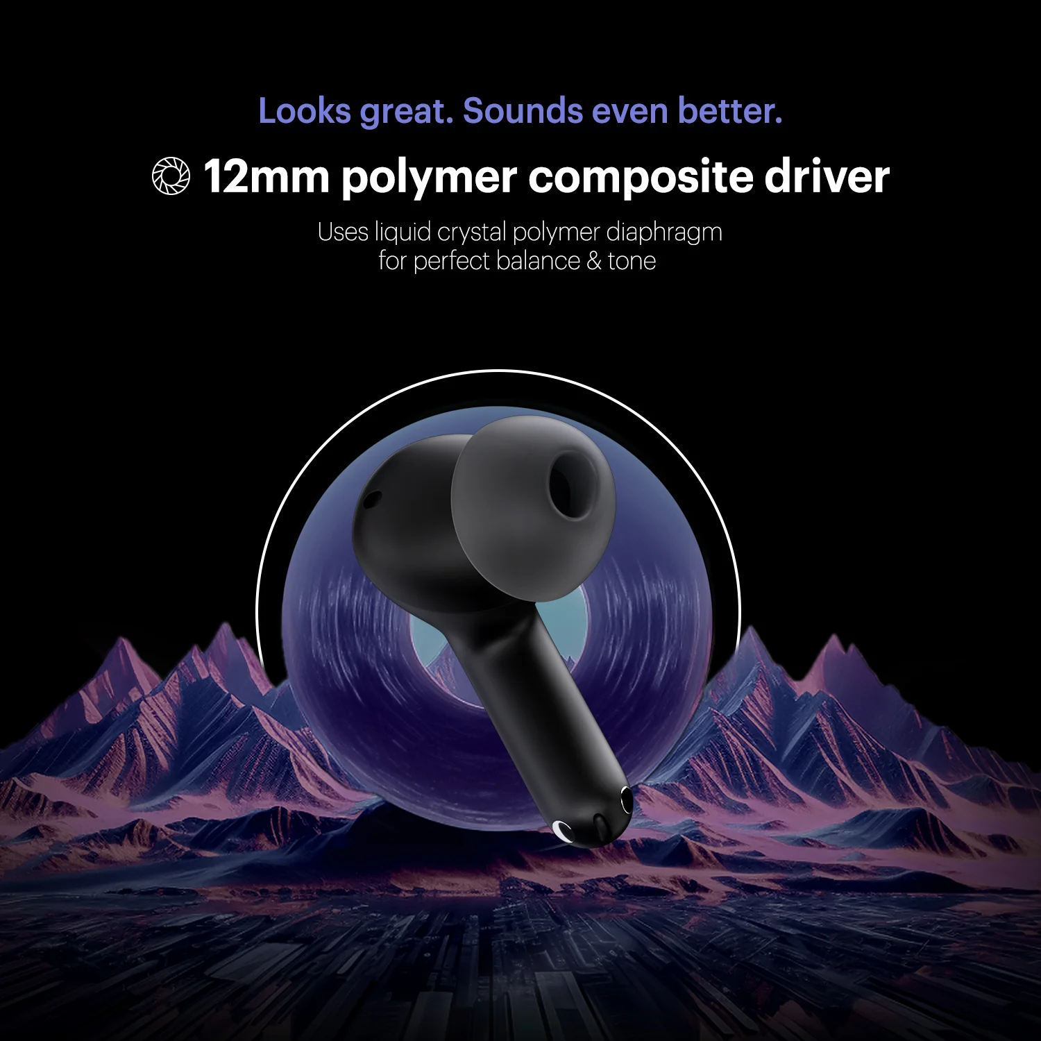 Noise Aura Buds in-Ear Truly Wireless Earbuds with 60H of Playtime, Quad Mic with ENC, Dual Device Pairing, Instacharge (10 min = 150 min), 12mm Polymer Composite Driver, BT v5.3 - Image 9