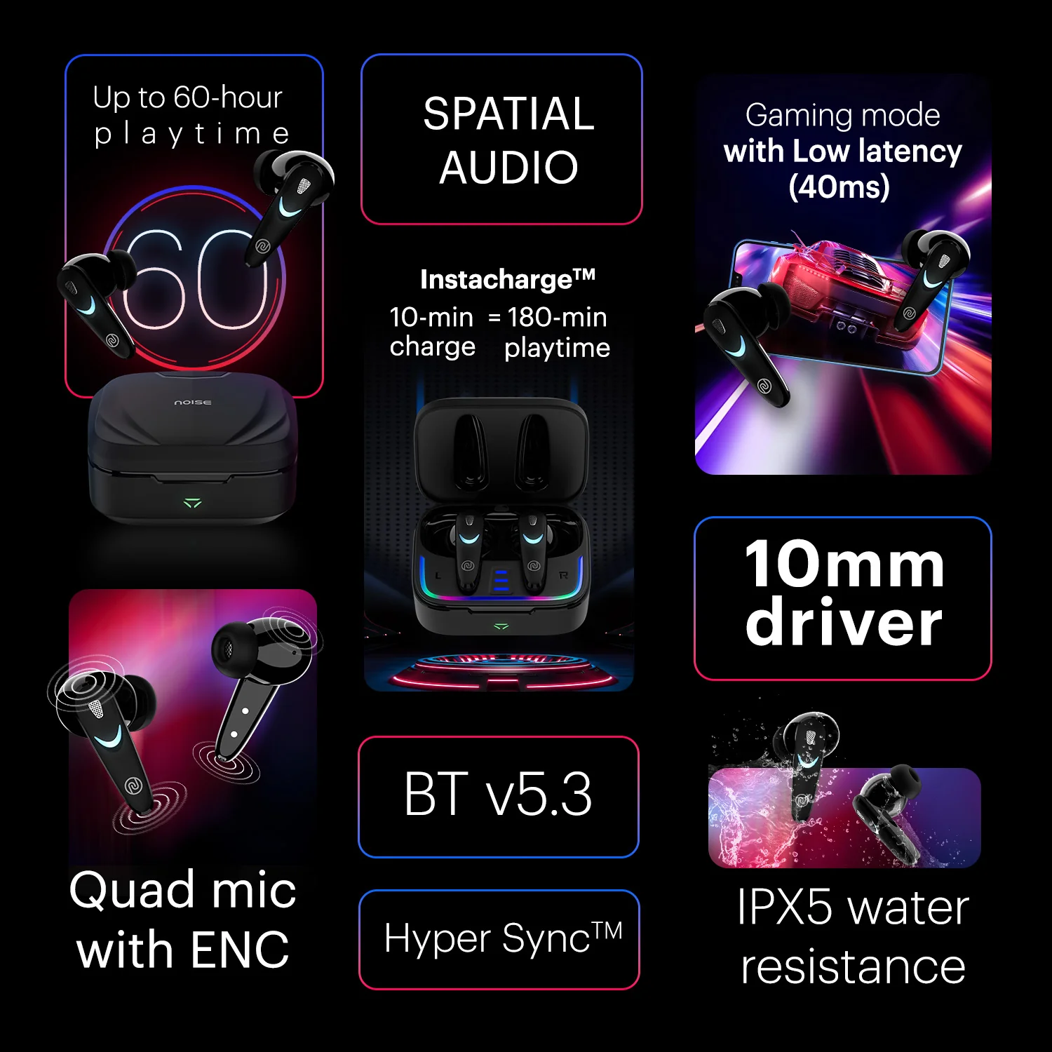 Noise Buds Combat X Truly Wireless Earbuds - ONDC Partner Exclusive - Image 17