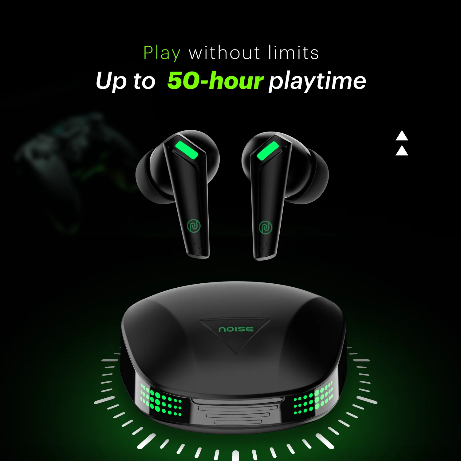 Buds Combat Z In-Ear Truly Wireless Gaming Earbuds with 35ms Low Latency, 50H of Playtime, Instacharge (10 min = 120 min), 10mm Driver,BT v5.3 - Image 4