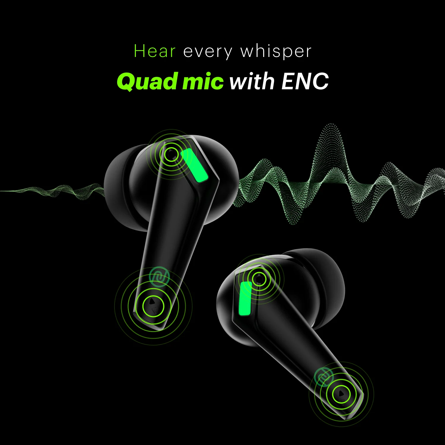 Buds Combat Z In-Ear Truly Wireless Gaming Earbuds with 35ms Low Latency, 50H of Playtime, Instacharge (10 min = 120 min), 10mm Driver,BT v5.3 - Image 6
