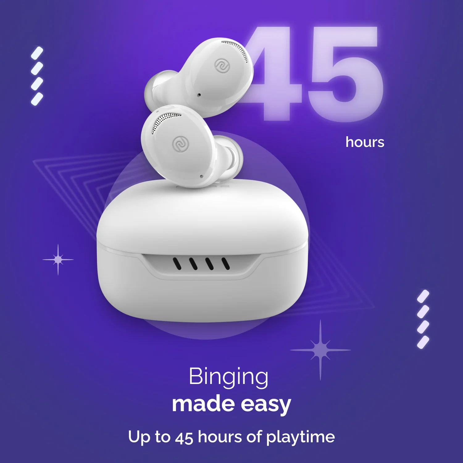 Noise Buds Trance with 45 Hrs Playtime, Low Latency (up to 40ms), HyperSync, and IPX5 Bluetooth Headset - Image 15