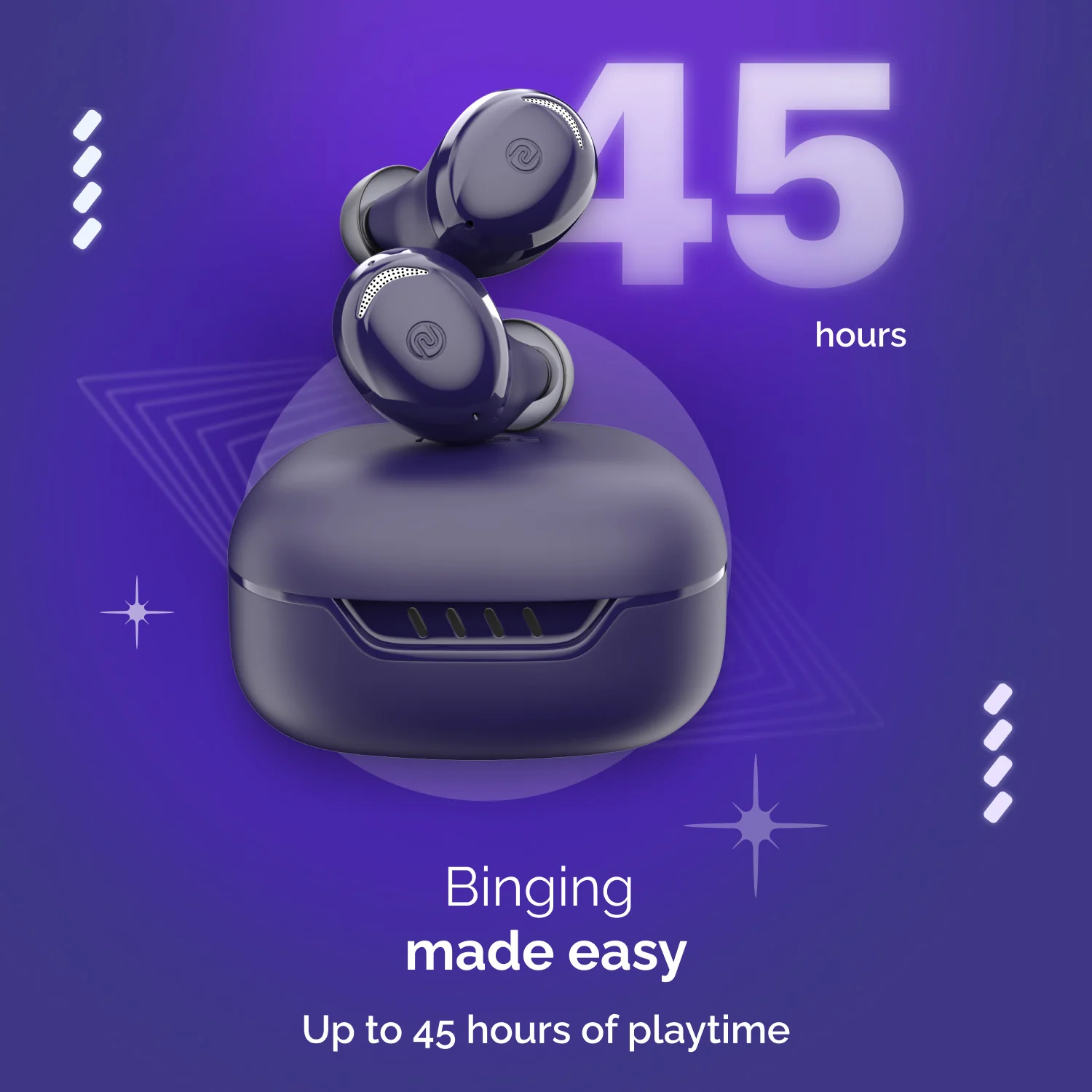 Noise Buds Trance with 45 Hrs Playtime, Low Latency (up to 40ms), HyperSync, and IPX5 Bluetooth Headset - Image 22