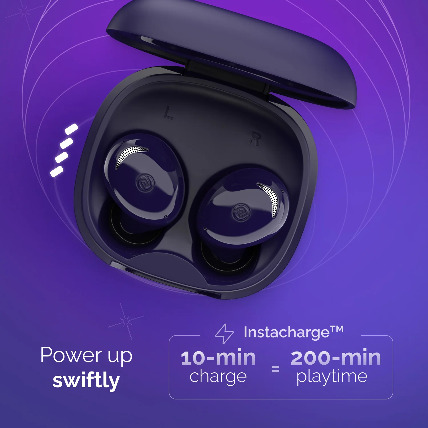 Noise Buds Trance with 45 Hrs Playtime, Low Latency (up to 40ms), HyperSync, and IPX5 Bluetooth Headset - Image 23