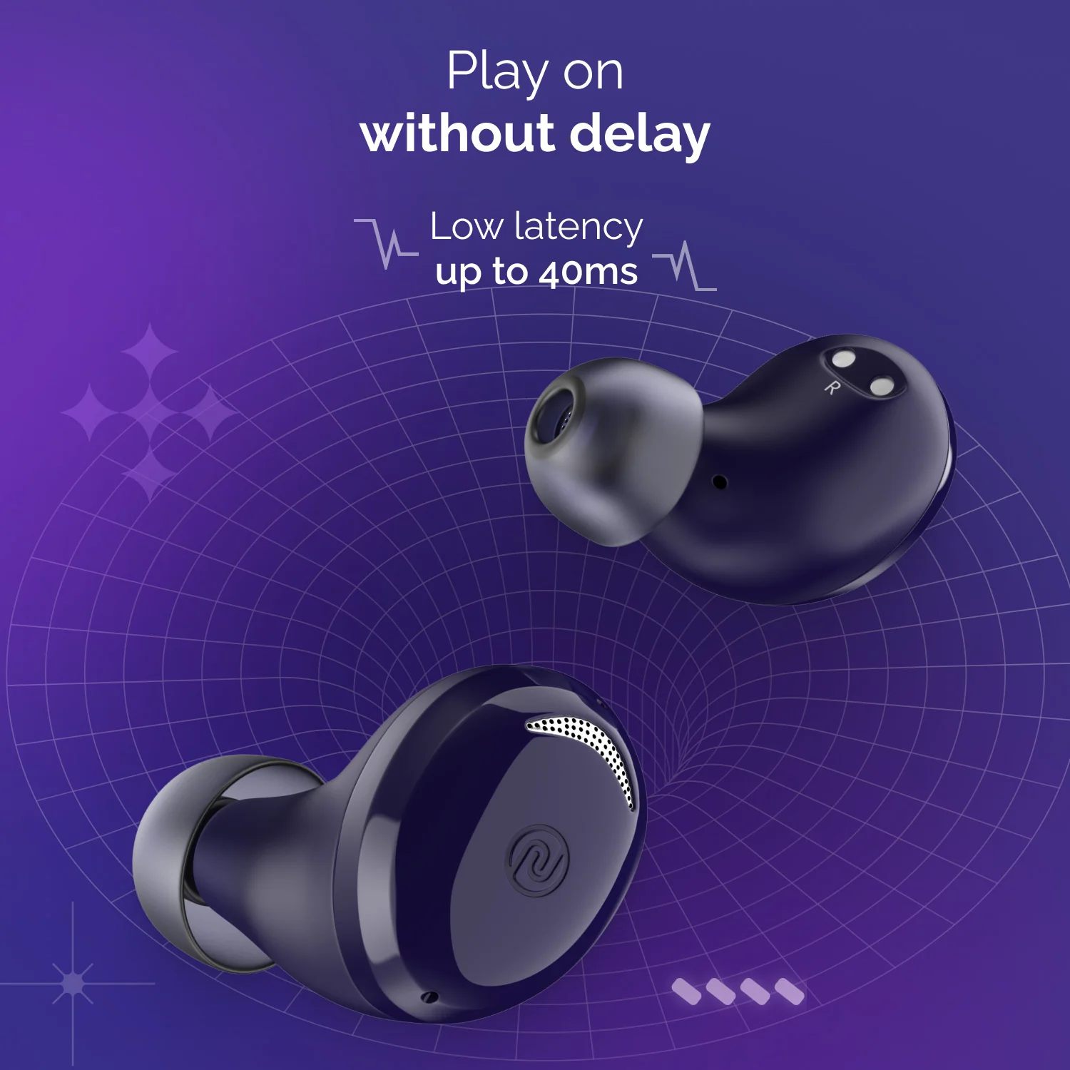 Noise Buds Trance with 45 Hrs Playtime, Low Latency (up to 40ms), HyperSync, and IPX5 Bluetooth Headset - Image 24