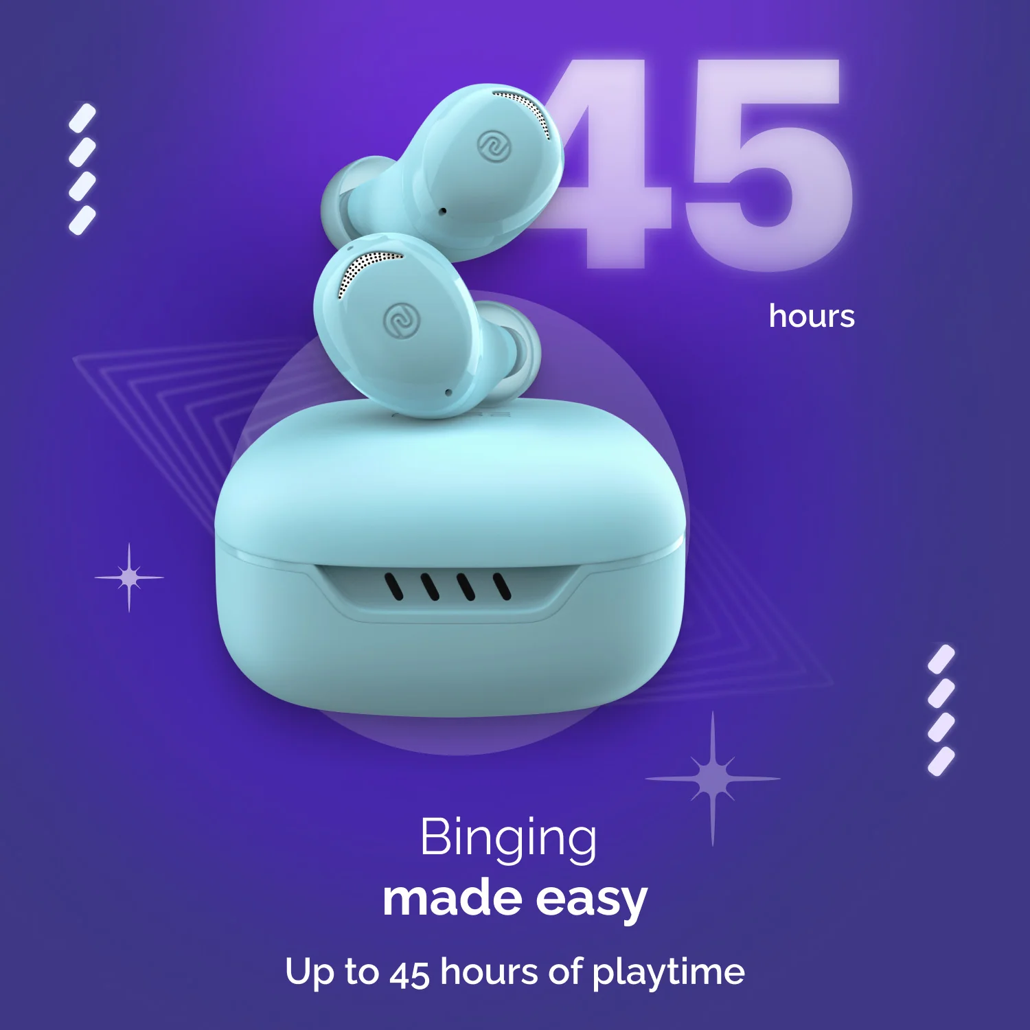 Noise Buds Trance with 45 Hrs Playtime, Low Latency (up to 40ms), HyperSync, and IPX5 Bluetooth Headset - Image 30