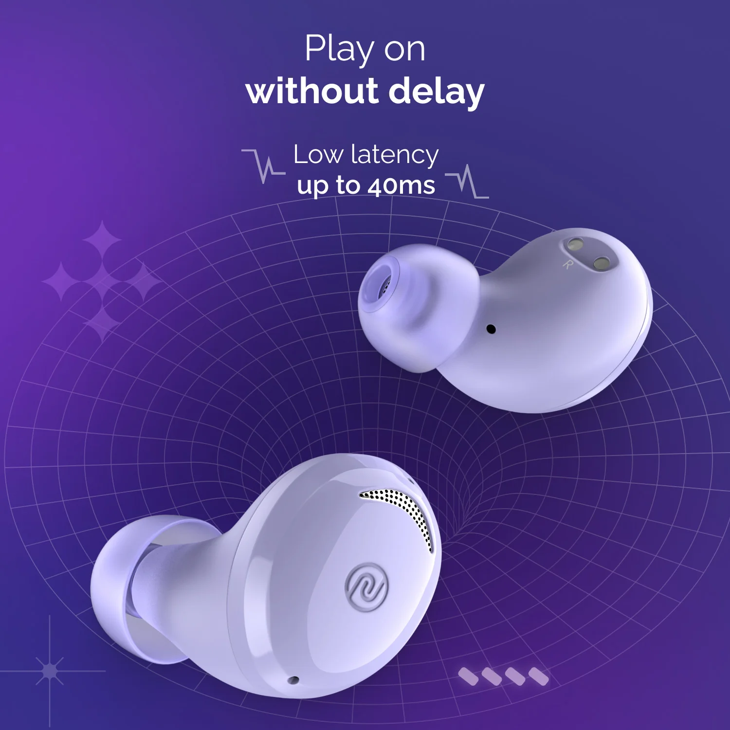 Noise Buds Trance with 45 Hrs Playtime, Low Latency (up to 40ms), HyperSync, and IPX5 Bluetooth Headset - Image 40