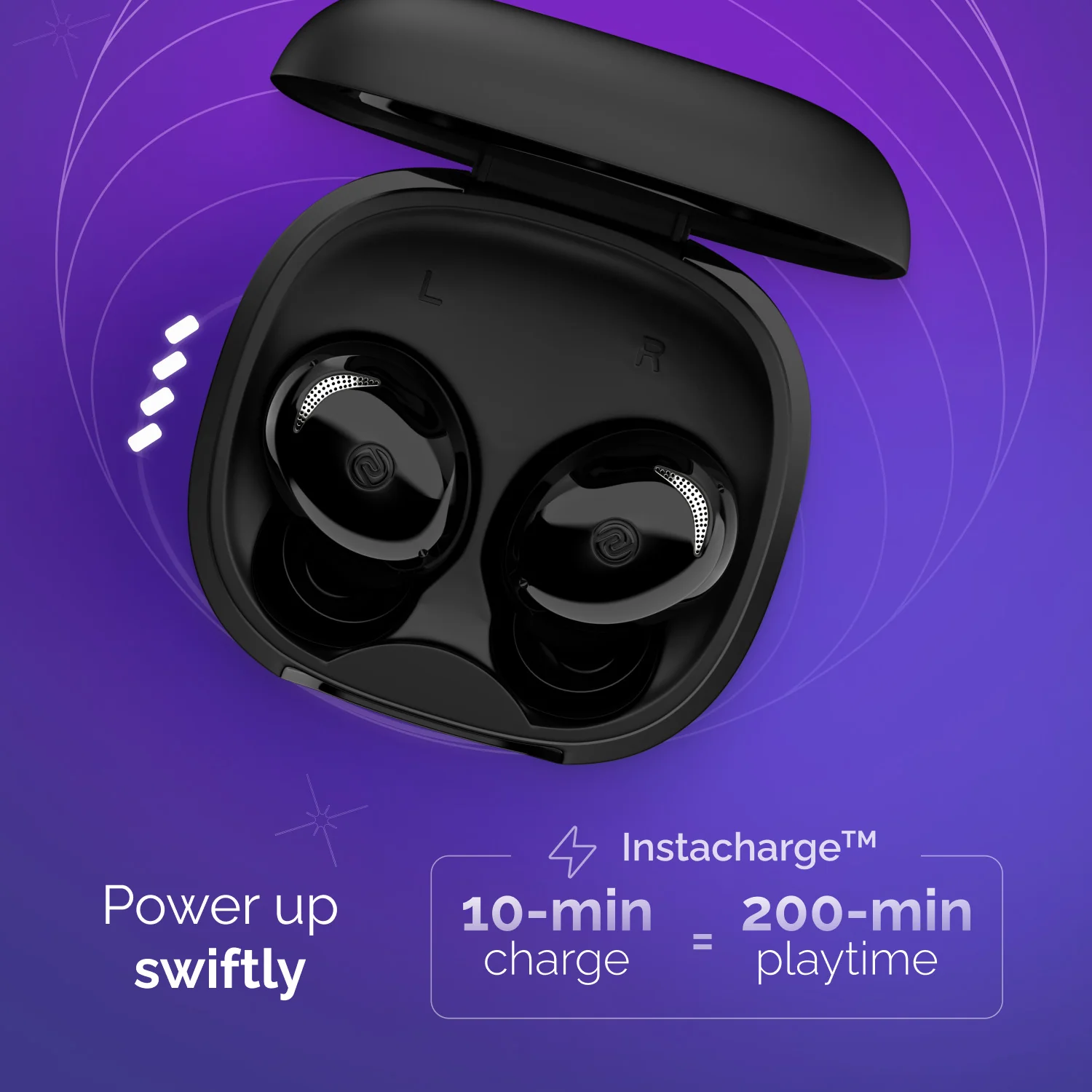Noise Buds Trance with 45 Hrs Playtime, Low Latency (up to 40ms), HyperSync, and IPX5 Bluetooth Headset - Image 9