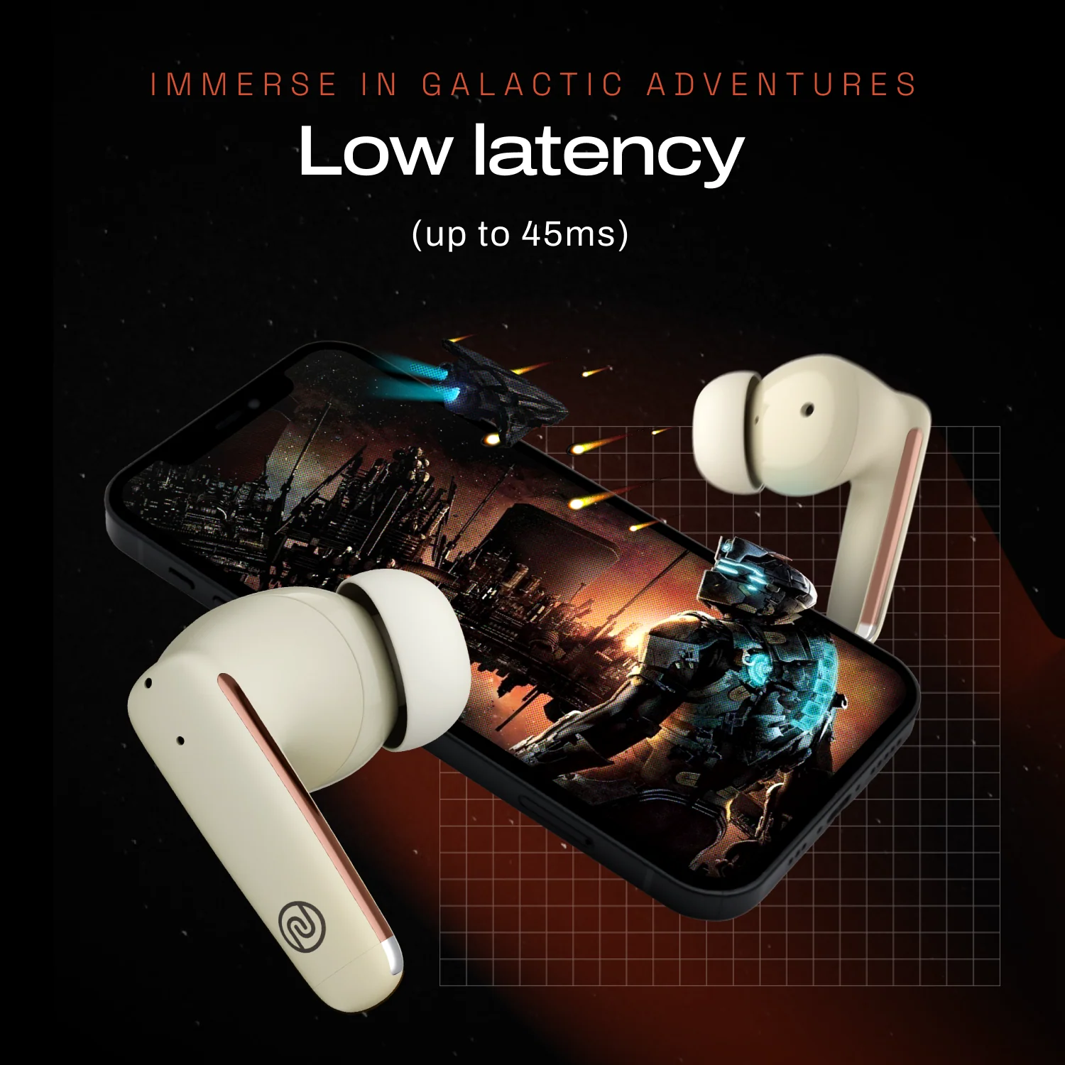 Noise Buds Venus Truly Wireless in-Ear Earbuds with ANC (Up to 30dB), 40H Playtime, Quad Mic with ENC, Instacharge (10 min = 120 min), Low Latency(up to 45ms), 10mm Driver - Image 11