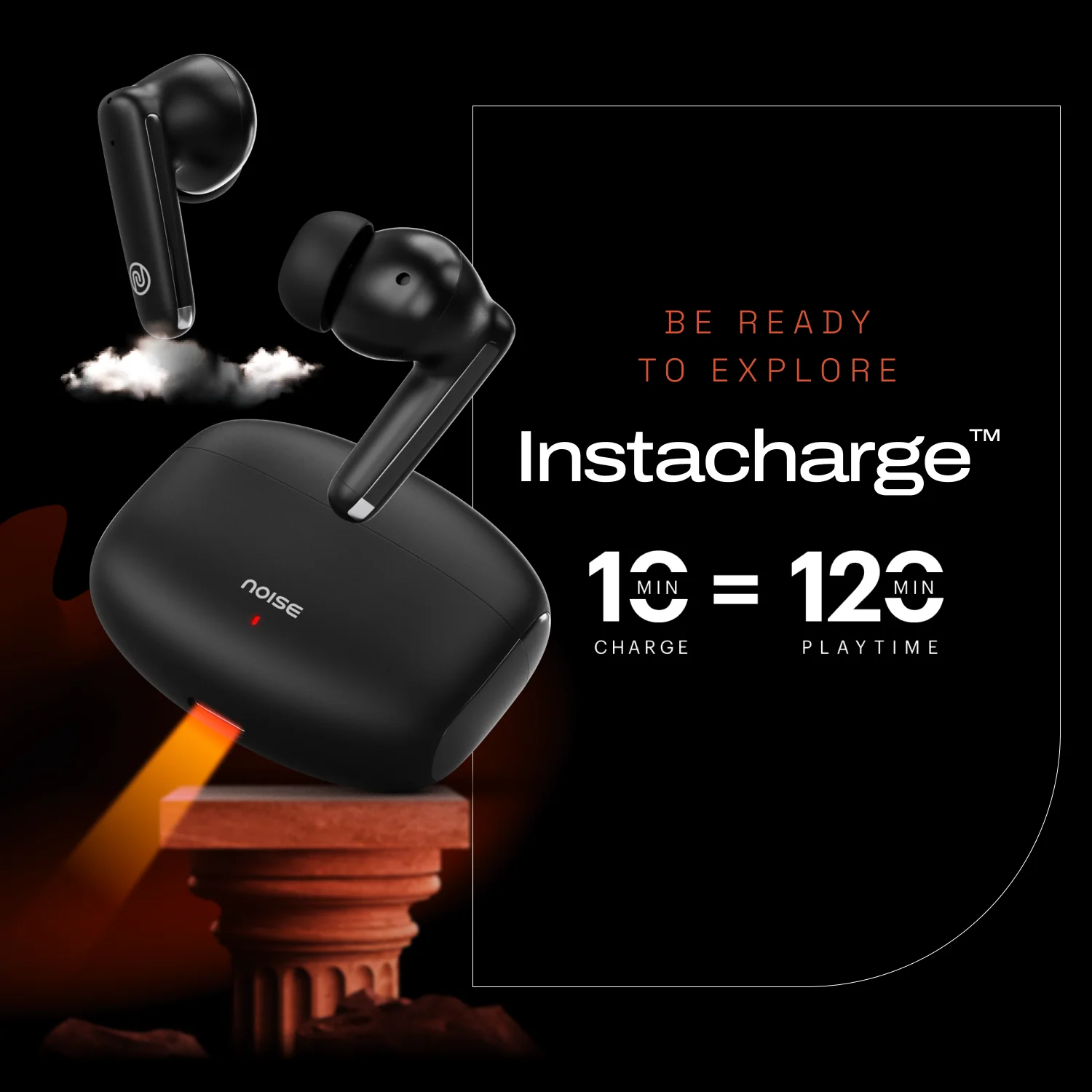 Noise Buds Venus Truly Wireless in-Ear Earbuds with ANC (Up to 30dB), 40H Playtime, Quad Mic with ENC, Instacharge (10 min = 120 min), Low Latency(up to 45ms), 10mm Driver - Image 17