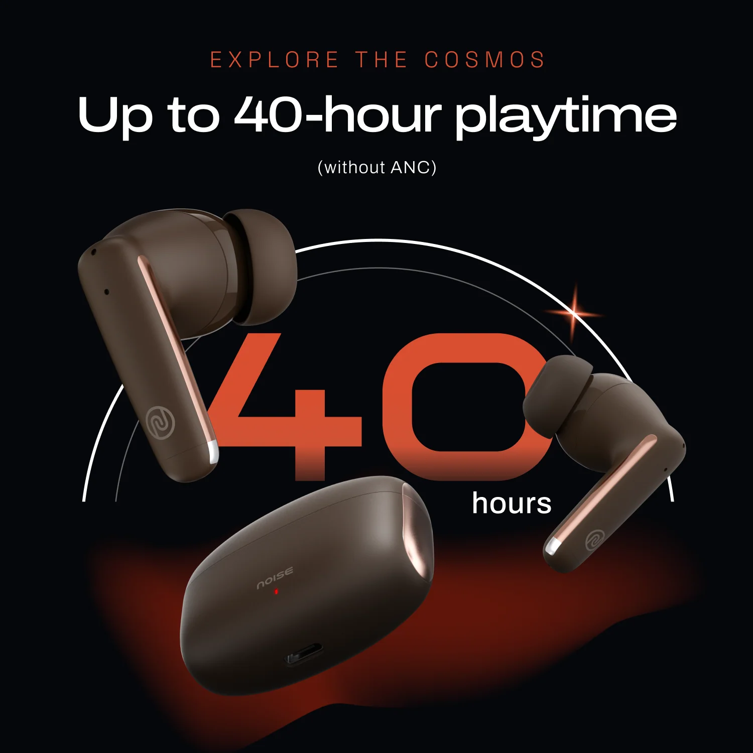 Noise Buds Venus Truly Wireless in-Ear Earbuds with ANC (Up to 30dB), 40H Playtime, Quad Mic with ENC, Instacharge (10 min = 120 min), Low Latency(up to 45ms), 10mm Driver - Image 22