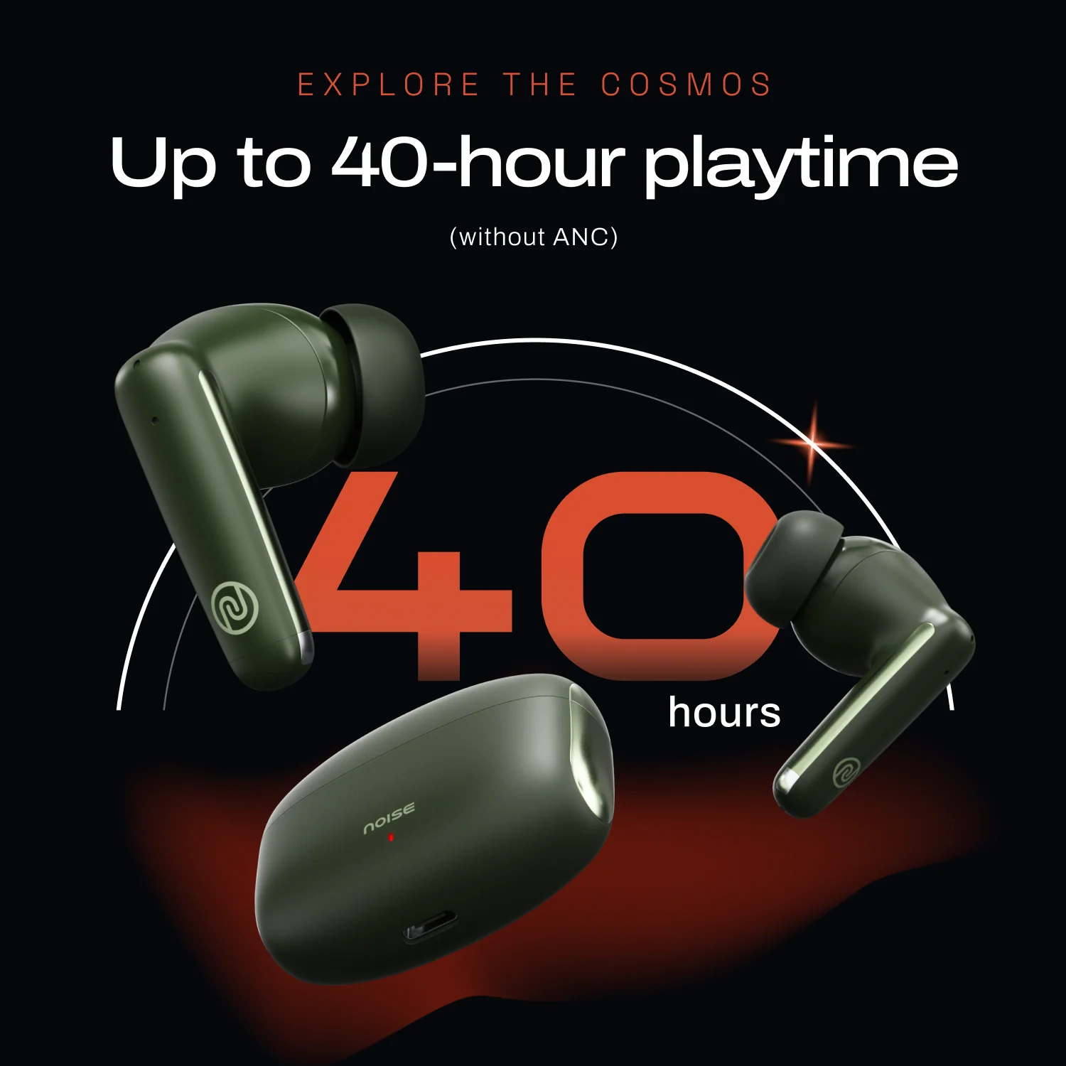 Noise Buds Venus Truly Wireless in-Ear Earbuds with ANC (Up to 30dB), 40H Playtime, Quad Mic with ENC, Instacharge (10 min = 120 min), Low Latency(up to 45ms), 10mm Driver - Image 34