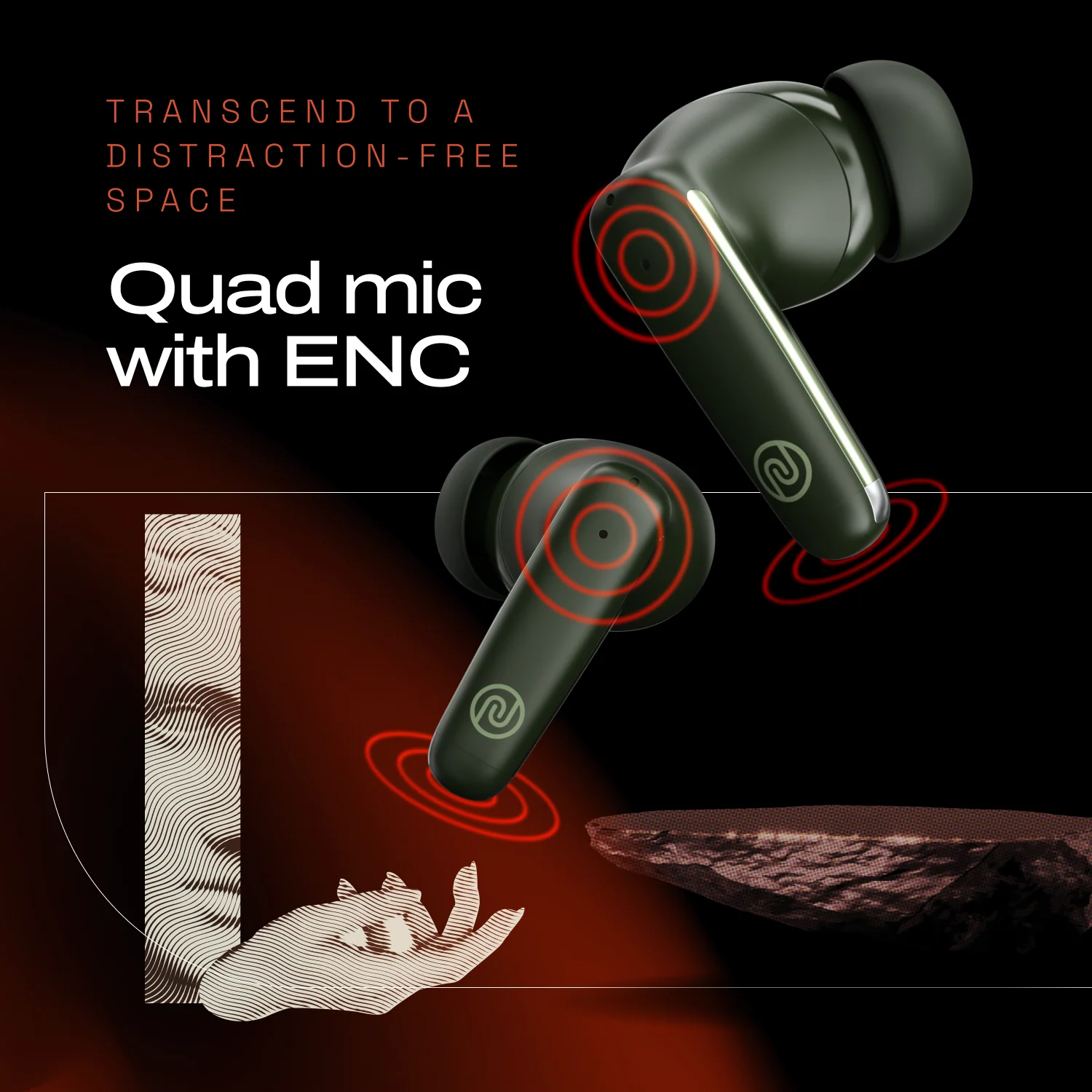 Noise Buds Venus Truly Wireless in-Ear Earbuds with ANC (Up to 30dB), 40H Playtime, Quad Mic with ENC, Instacharge (10 min = 120 min), Low Latency(up to 45ms), 10mm Driver - Image 35
