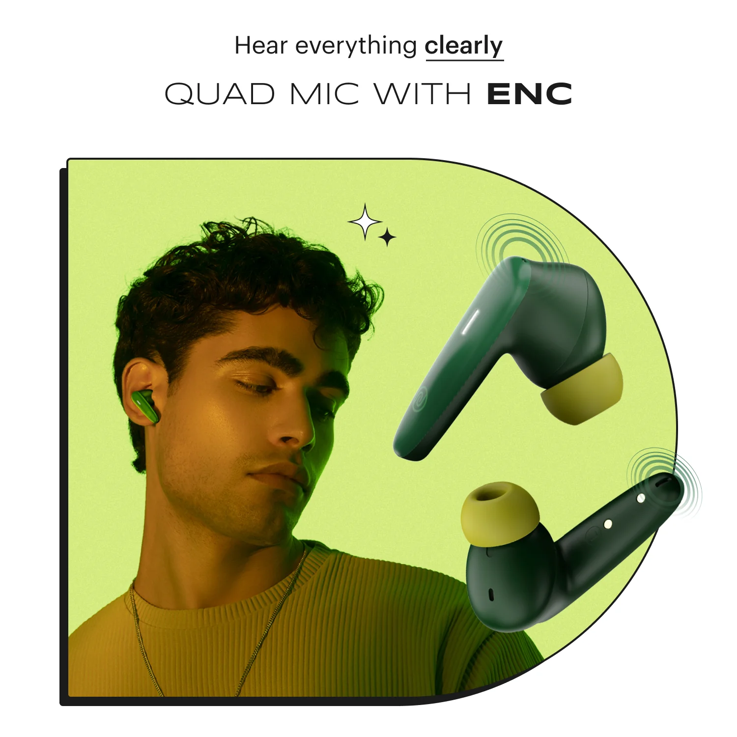 Noise Buds VS401 In-Ear Truly Wireless Earbuds with 50H of Playtime, Low Latency (up to 50ms), Quad Mic with ENC, Instacharge (10 min = 200 min), 10mm Driver, BT v5.3 - Image 12
