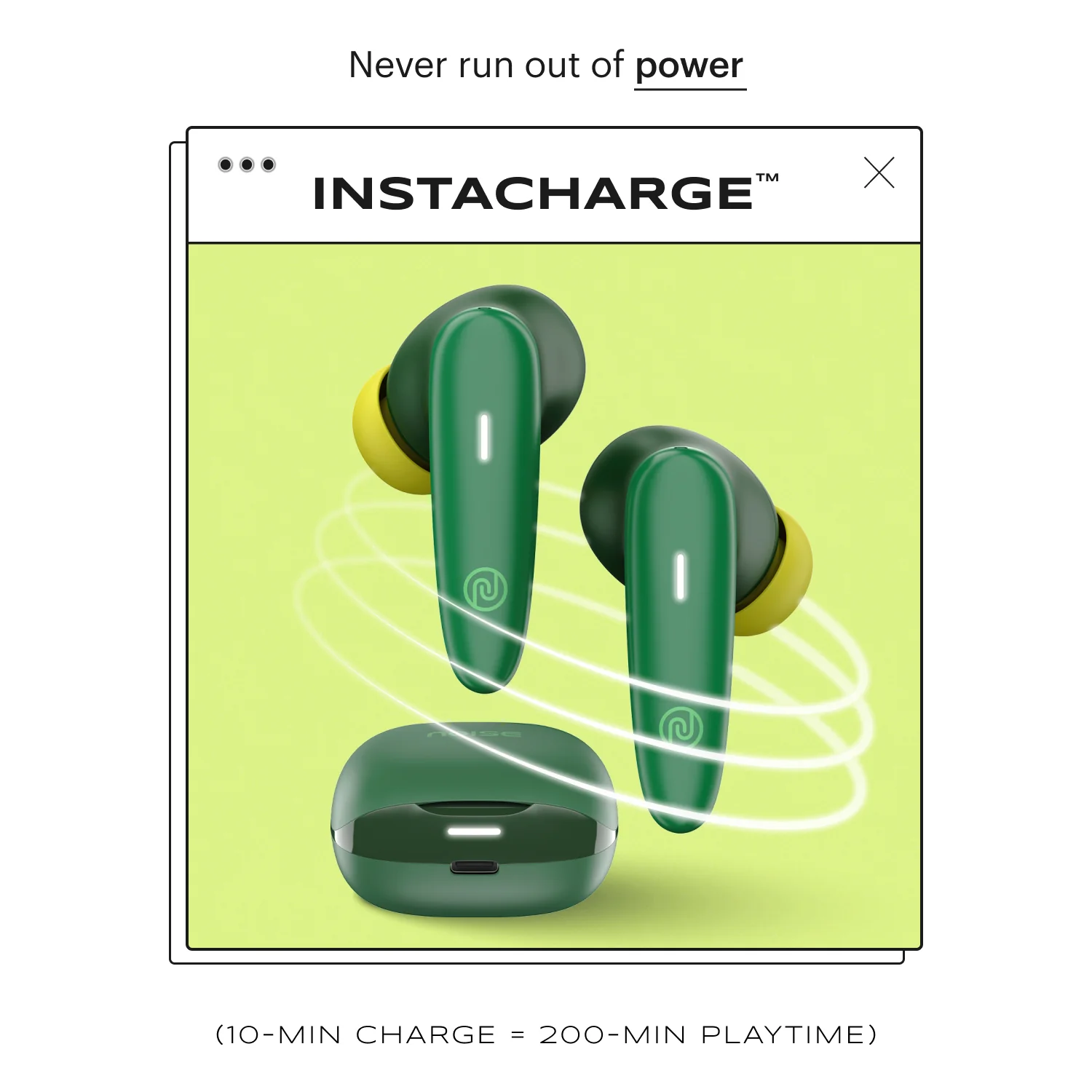 Noise Buds VS401 In-Ear Truly Wireless Earbuds with 50H of Playtime, Low Latency (up to 50ms), Quad Mic with ENC, Instacharge (10 min = 200 min), 10mm Driver, BT v5.3 - Image 13