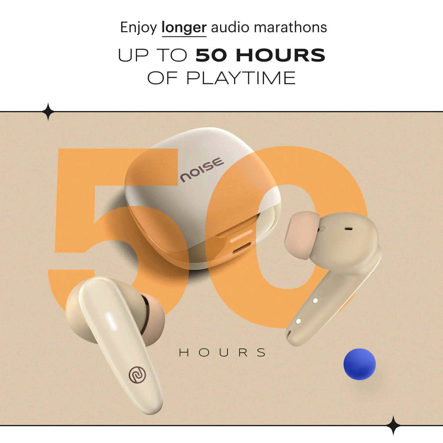 Noise Buds VS401 In-Ear Truly Wireless Earbuds with 50H of Playtime, Low Latency (up to 50ms), Quad Mic with ENC, Instacharge (10 min = 200 min), 10mm Driver, BT v5.3 - Image 17