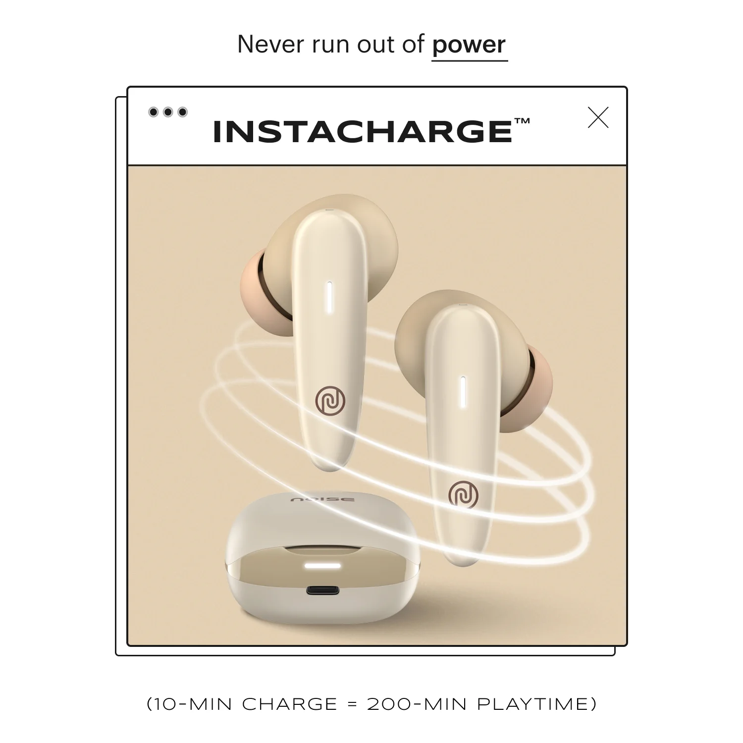 Noise Buds VS401 In-Ear Truly Wireless Earbuds with 50H of Playtime, Low Latency (up to 50ms), Quad Mic with ENC, Instacharge (10 min = 200 min), 10mm Driver, BT v5.3 - Image 19