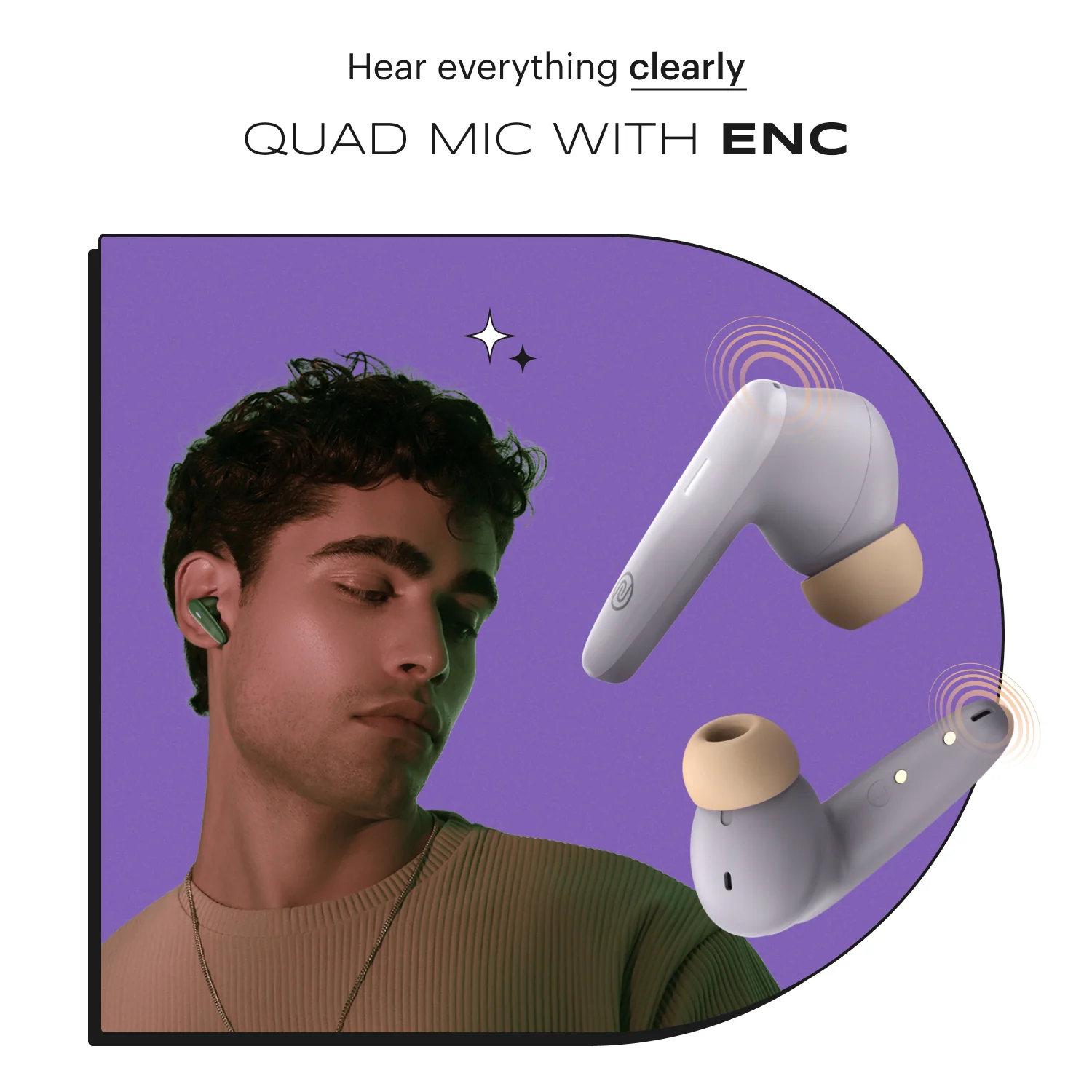 Noise Buds VS401 In-Ear Truly Wireless Earbuds with 50H of Playtime, Low Latency (up to 50ms), Quad Mic with ENC, Instacharge (10 min = 200 min), 10mm Driver, BT v5.3 - Image 23