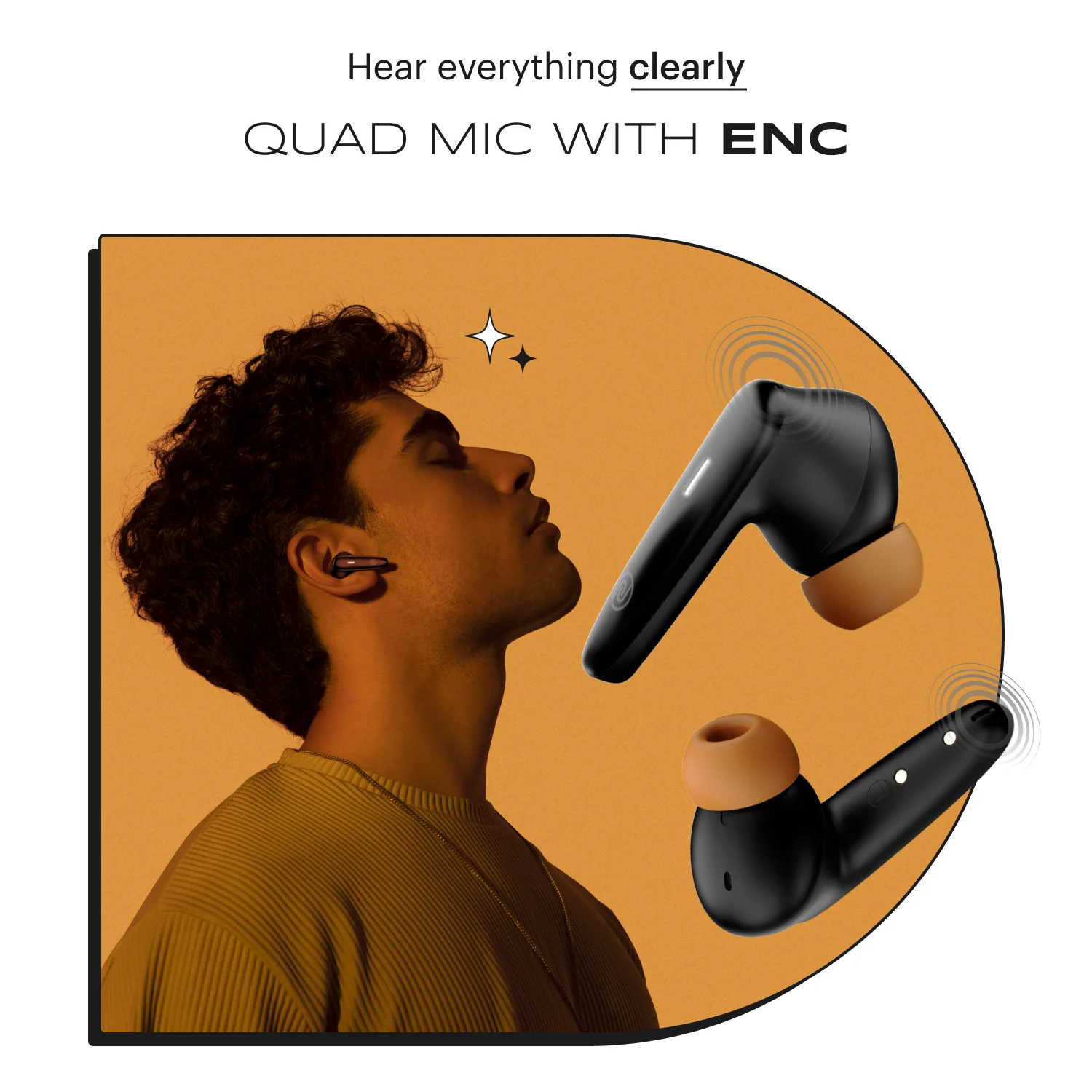 Noise Buds VS401 In-Ear Truly Wireless Earbuds with 50H of Playtime, Low Latency (up to 50ms), Quad Mic with ENC, Instacharge (10 min = 200 min), 10mm Driver, BT v5.3 - Image 7