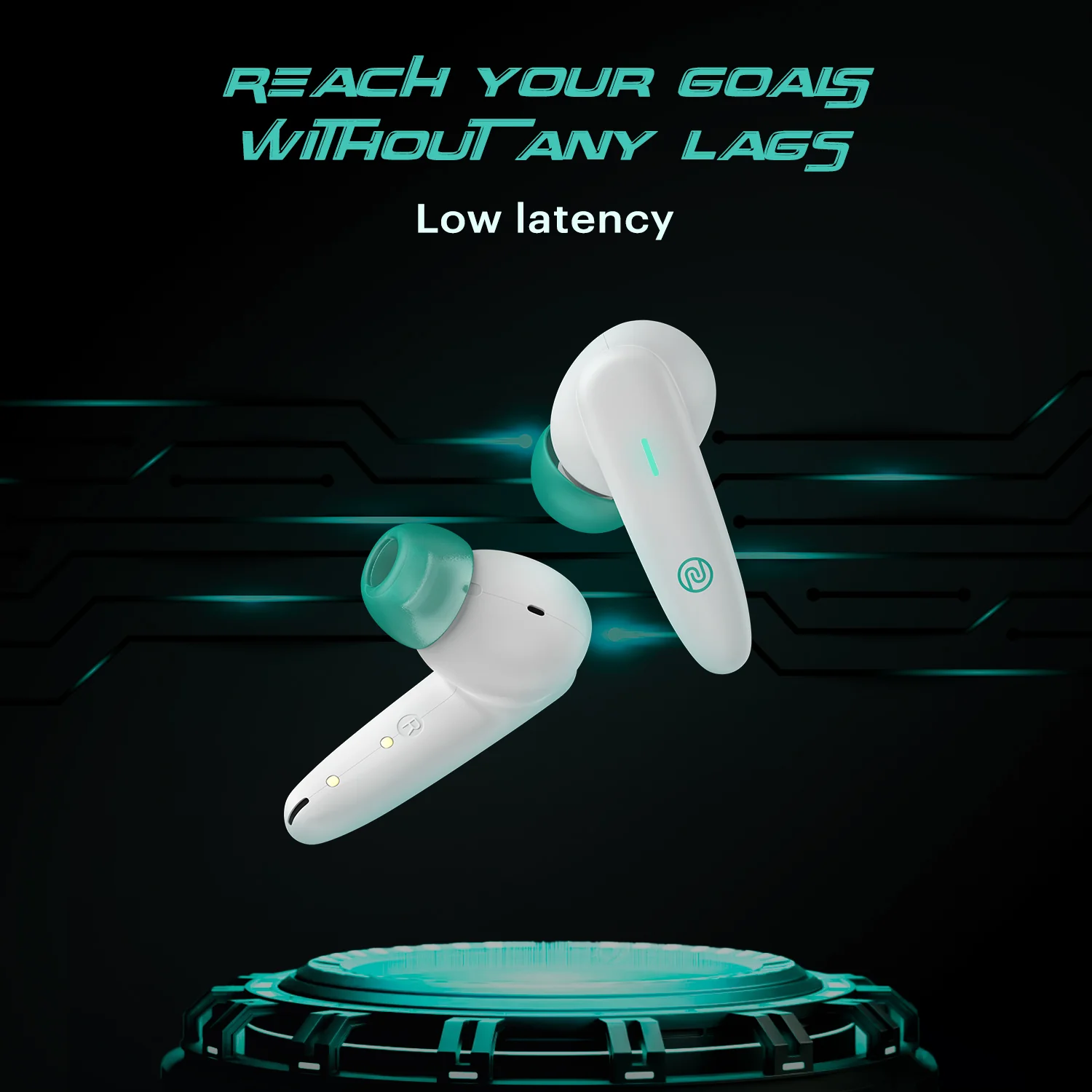 Noise Buds VS402 in-Ear Truly Wireless Earbuds with 50H of Playtime, Low Latency, Quad Mic with ENC, Instacharge (10 min = 120 min), 10mm Driver, BT v5.3, Breathing LED Lights - Image 13