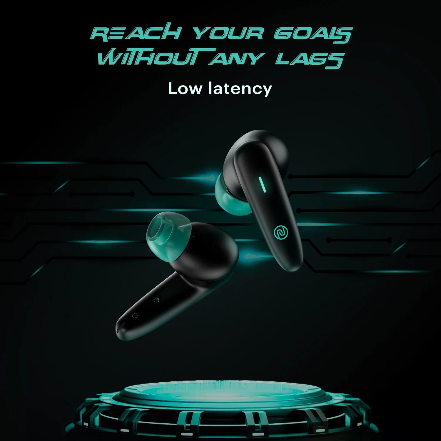 Noise Buds VS402 in-Ear Truly Wireless Earbuds with 50H of Playtime, Low Latency, Quad Mic with ENC, Instacharge (10 min = 120 min), 10mm Driver, BT v5.3, Breathing LED Lights - Image 7