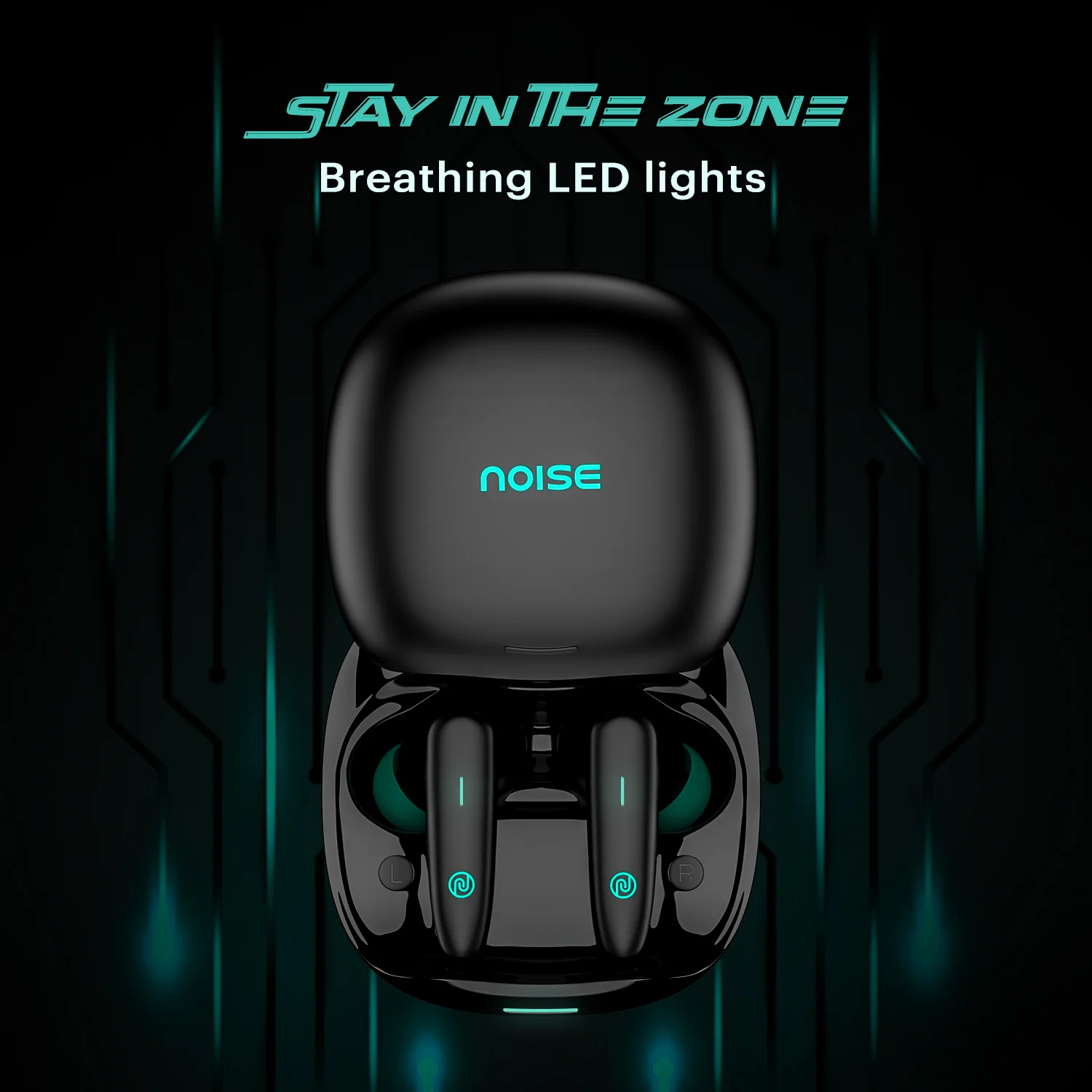 Noise Buds VS402 in-Ear Truly Wireless Earbuds with 50H of Playtime, Low Latency, Quad Mic with ENC, Instacharge (10 min = 120 min), 10mm Driver, BT v5.3, Breathing LED Lights - Image 9