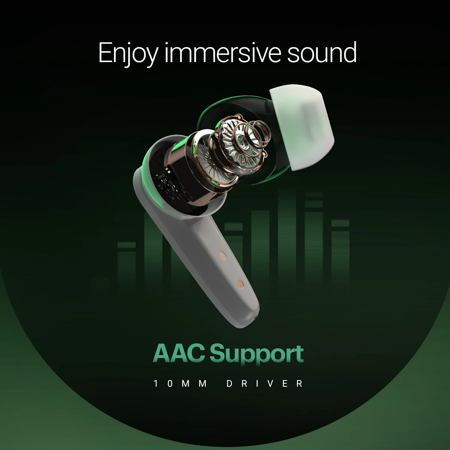 Noise Buds VS404 with 50 Hours Playtime, ENC with Quad Mic, 3 EQ modes Bluetooth Headset - Image 10