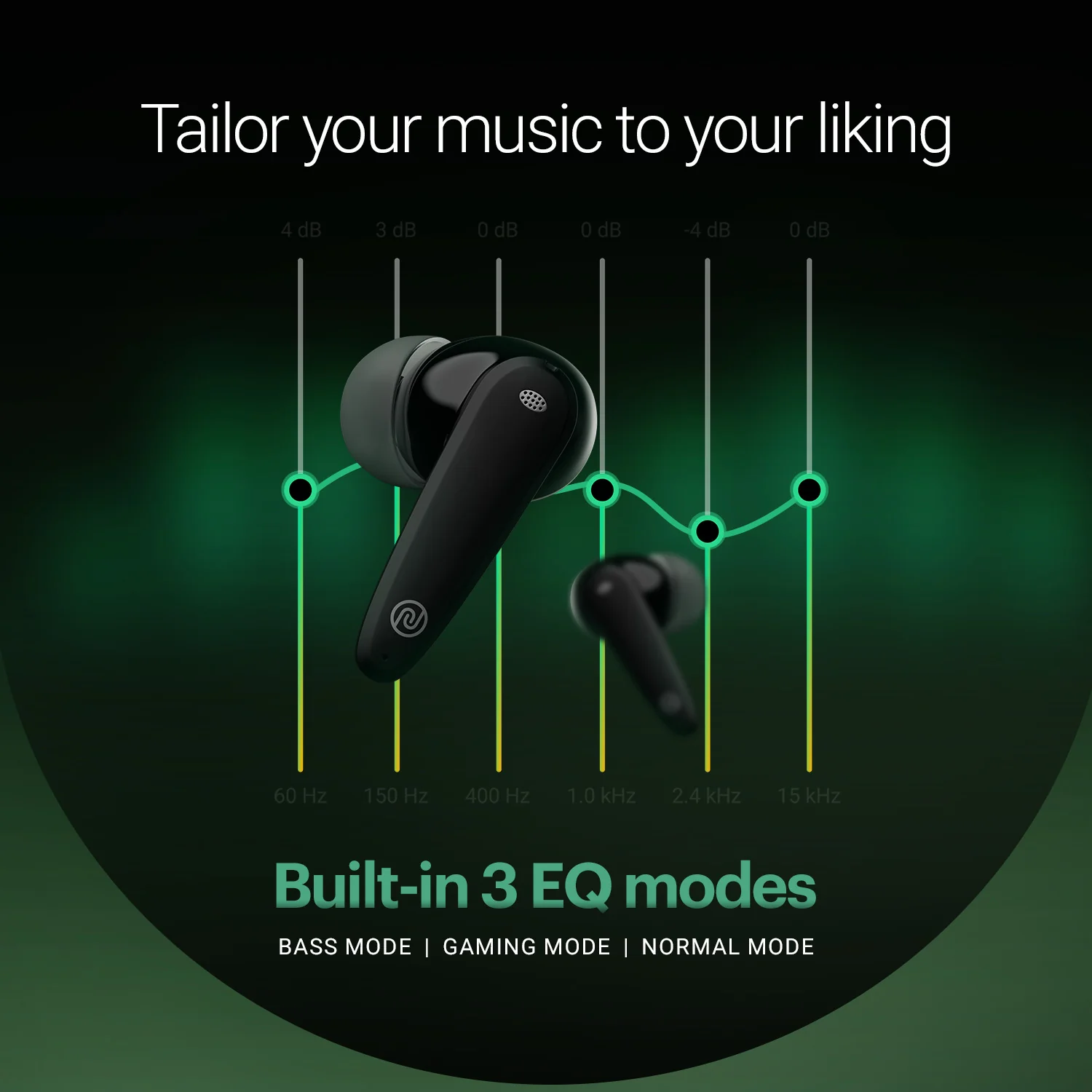 Noise Buds VS404 with 50 Hours Playtime, ENC with Quad Mic, 3 EQ modes Bluetooth Headset - Image 15