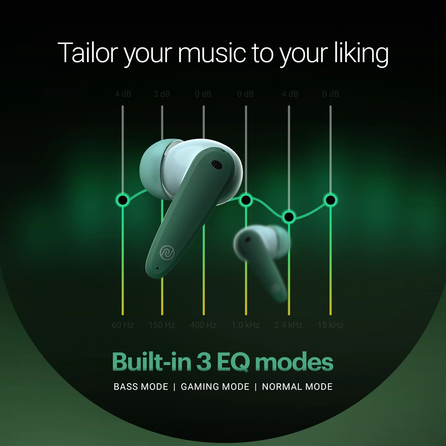 Noise Buds VS404 with 50 Hours Playtime, ENC with Quad Mic, 3 EQ modes Bluetooth Headset - Image 23