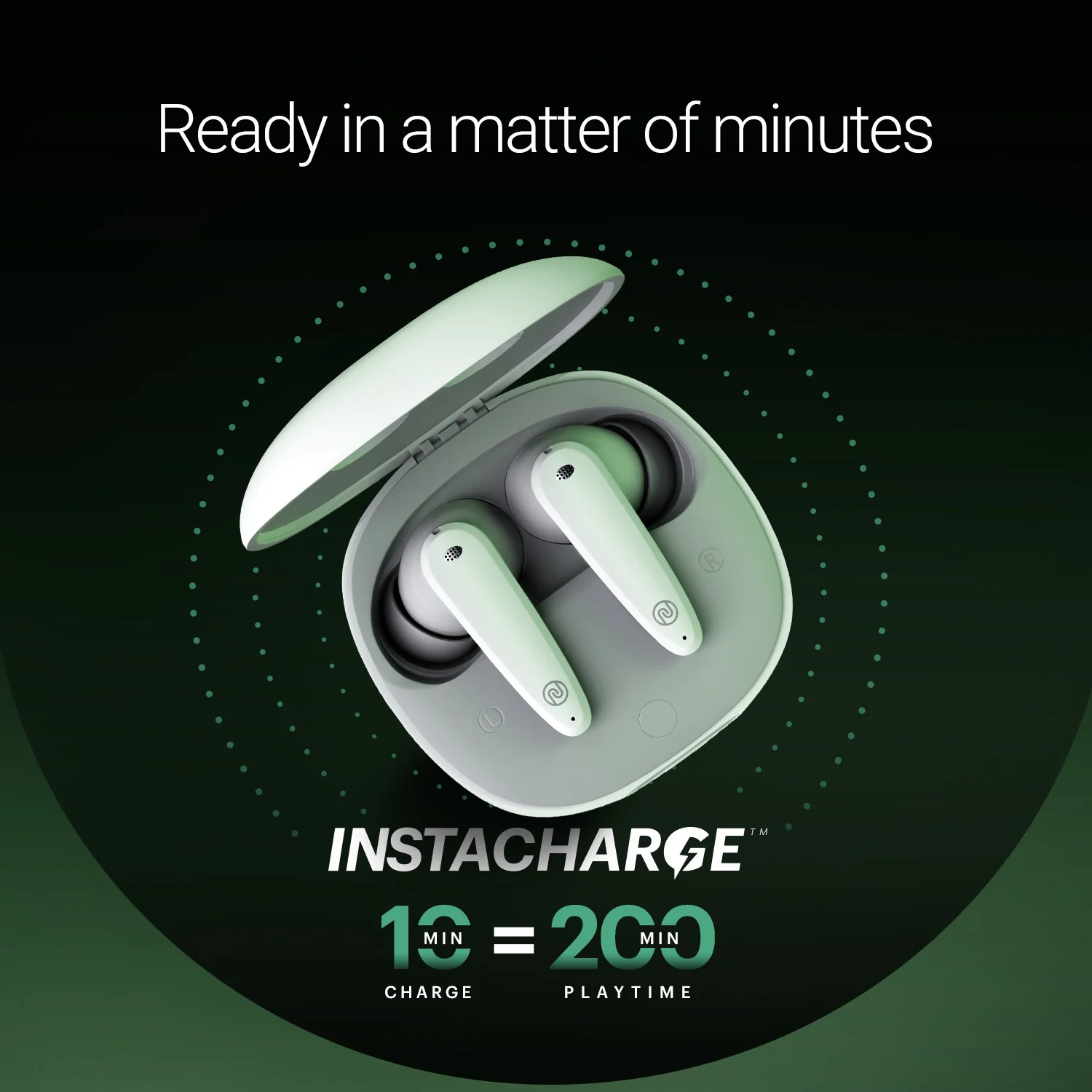Noise Buds VS404 with 50 Hours Playtime, ENC with Quad Mic, 3 EQ modes Bluetooth Headset - Image 6