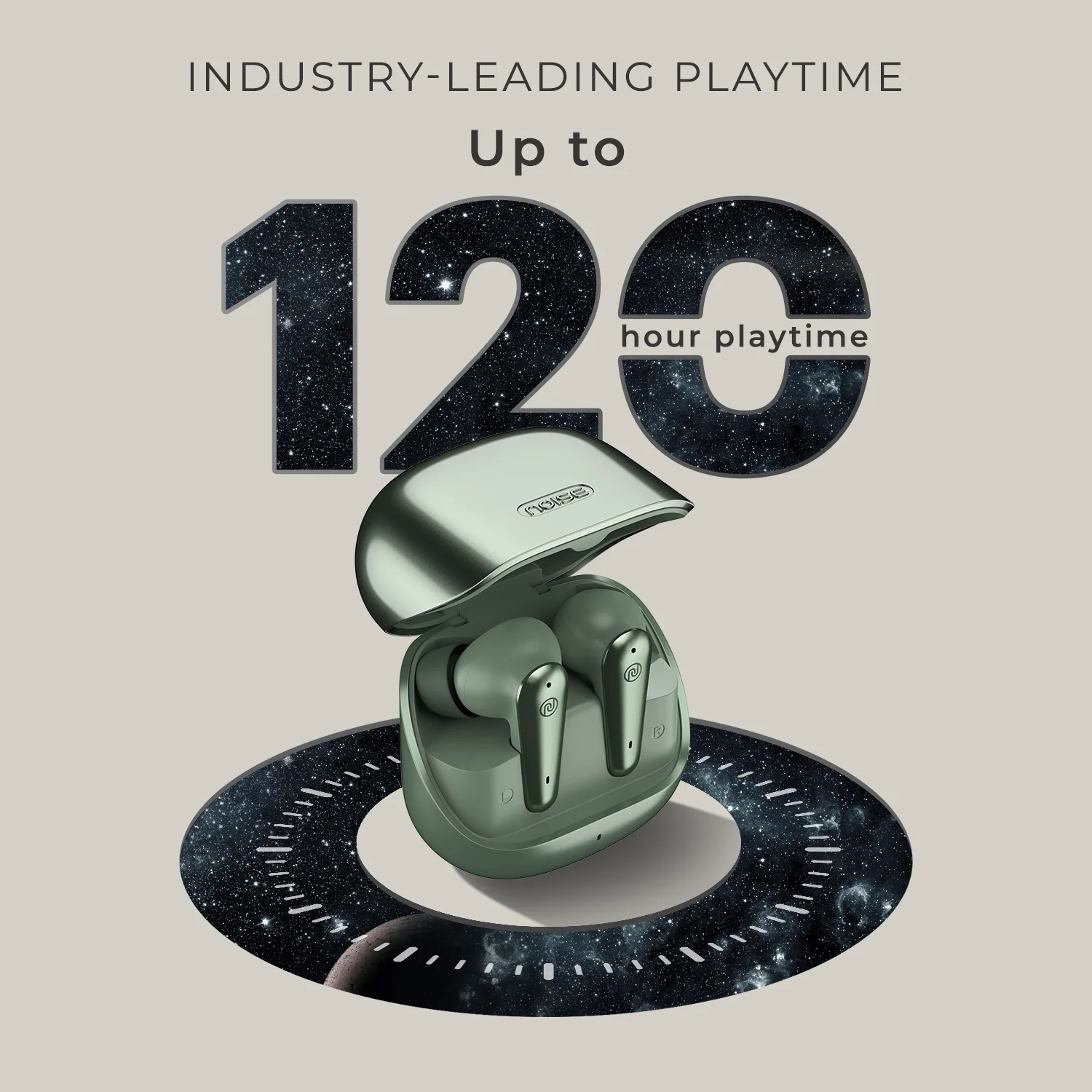 Noise Buds X Prime in-Ear Truly Wireless Earbuds with 120H of Playtime, Quad Mic with ENC, Instacharge (10 min = 200 min),Premium Dual Tone Finish, 11mm Driver, BT v5.3 - Image 6