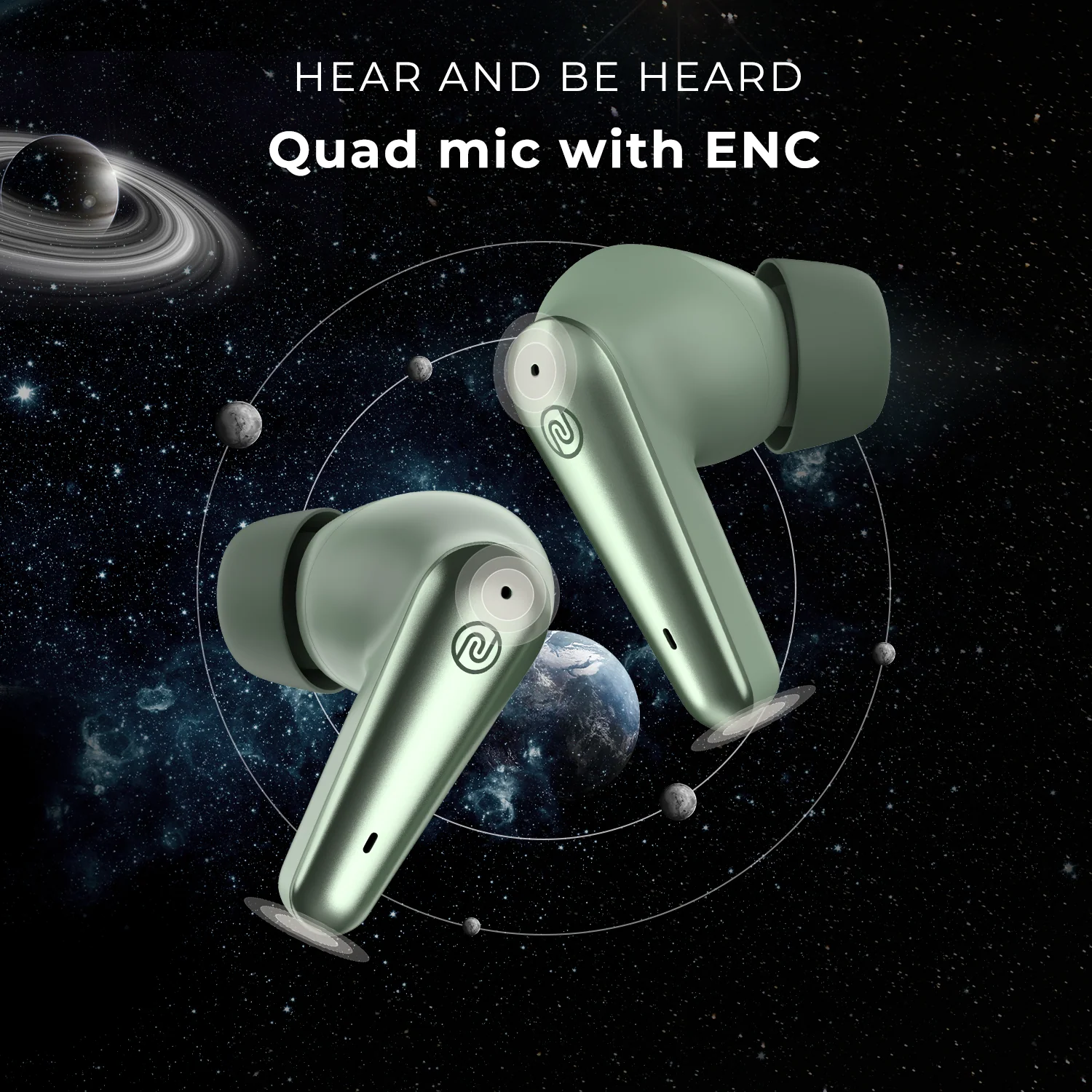 Noise Buds X Prime in-Ear Truly Wireless Earbuds with 120H of Playtime, Quad Mic with ENC, Instacharge (10 min = 200 min),Premium Dual Tone Finish, 11mm Driver, BT v5.3 - Image 8