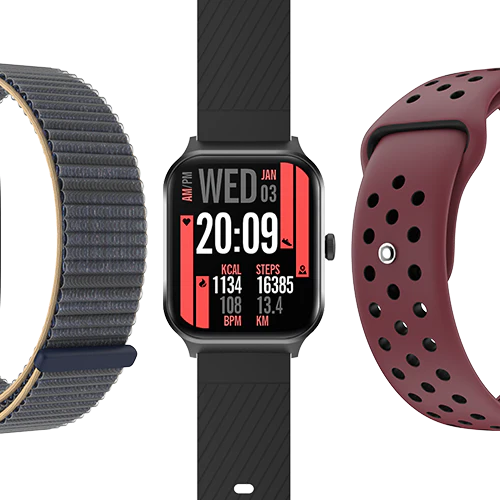 Noise ColorFit Canvas Smartwatch - Limited Edition Combo With 2 Extra Straps