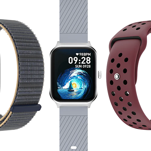 Noise ColorFit Canvas Smartwatch - Limited Edition Combo With 2 Extra Straps - Image 11