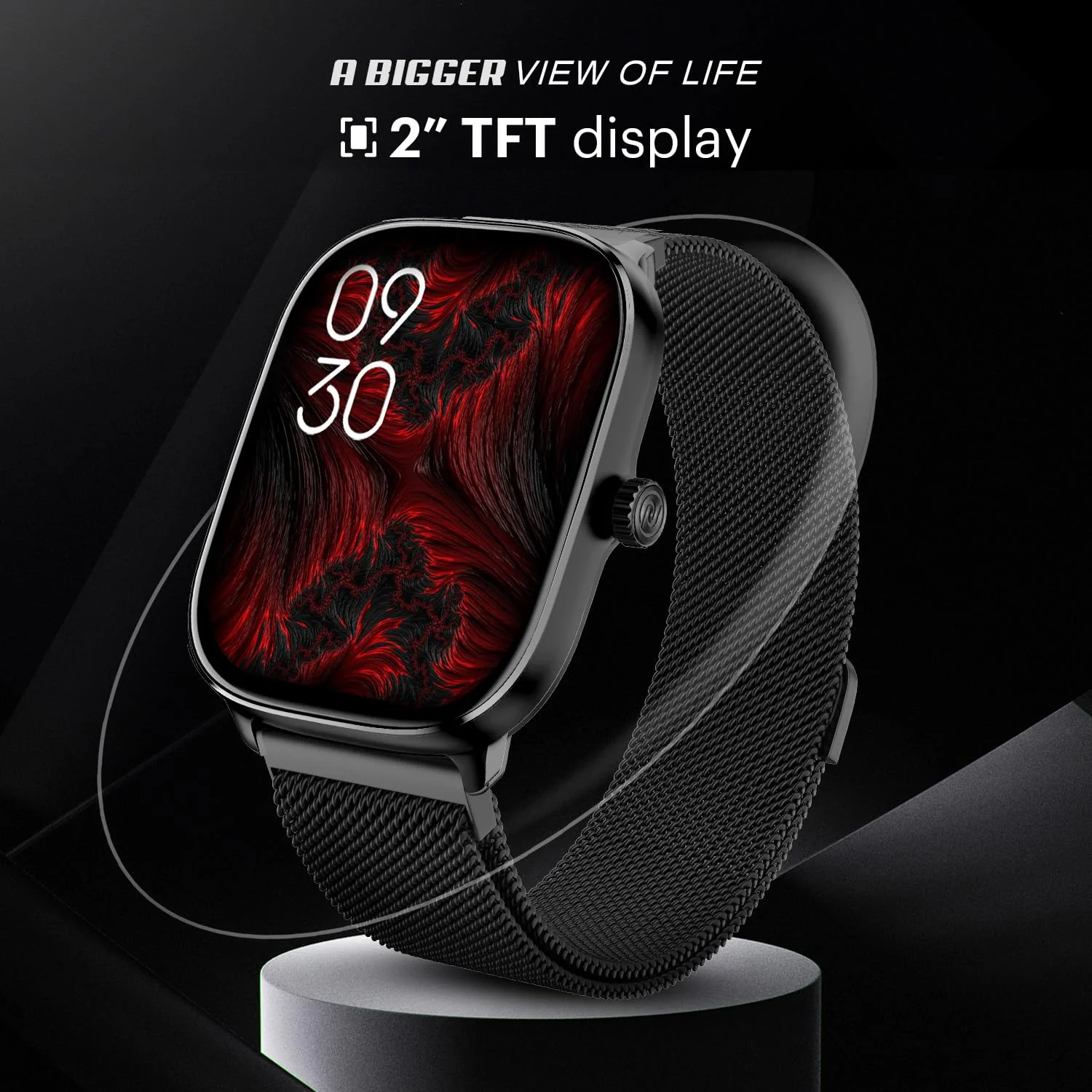 Noise New Macro Smart Watch with 2.0” HD Display,Metallic Finish BT Calling, Functional Crown, 7 Days Battery Life, Sleep Tracking, 200+ Watch Faces - Image 13