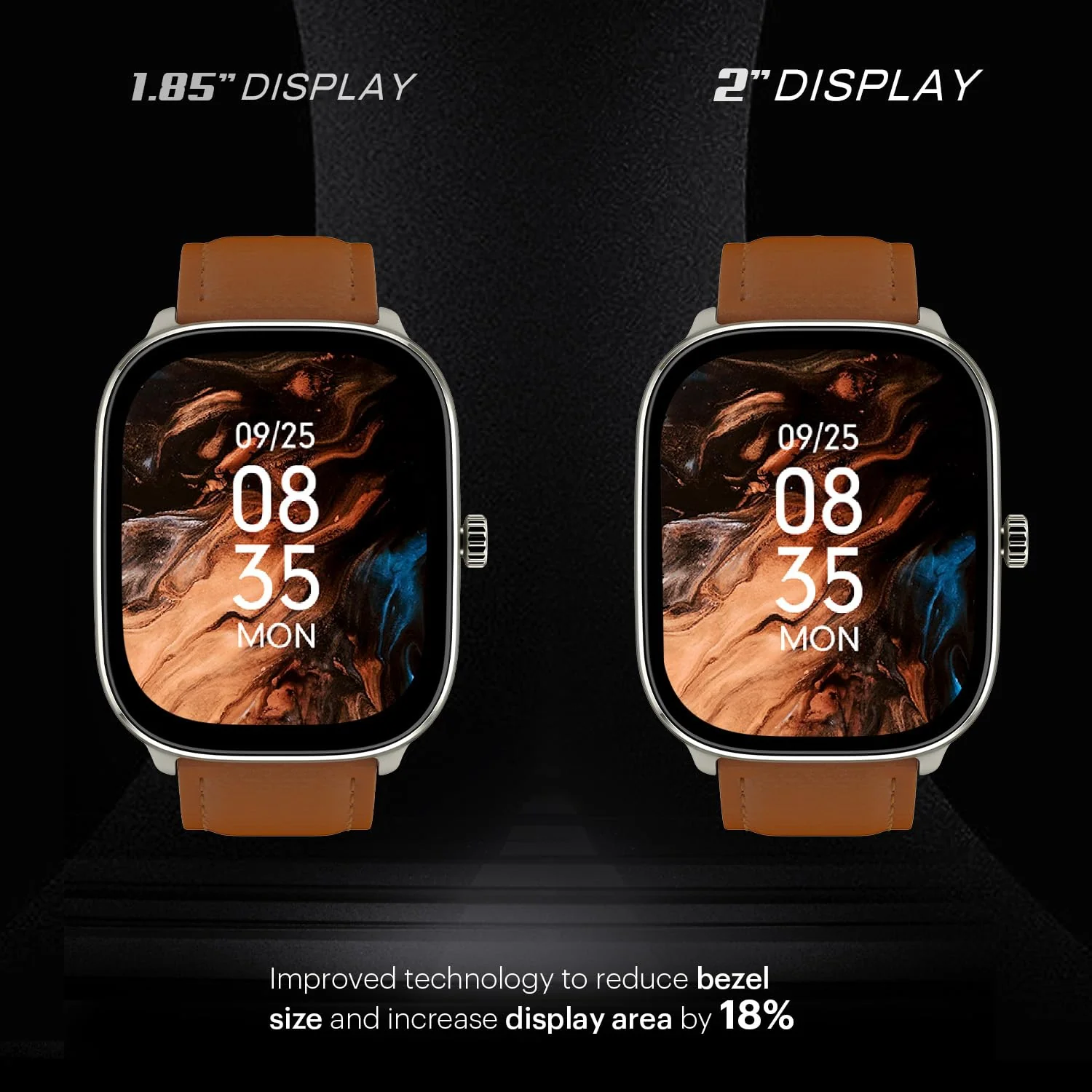 Noise New Macro Smart Watch with 2.0” HD Display,Metallic Finish BT Calling, Functional Crown, 7 Days Battery Life, Sleep Tracking, 200+ Watch Faces - Image 22