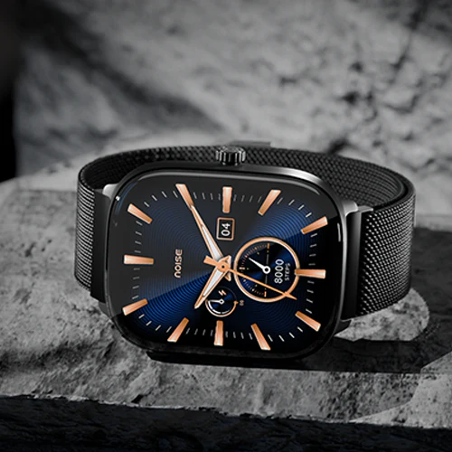 Noise New Macro Smart Watch with 2.0” HD Display,Metallic Finish BT Calling, Functional Crown, 7 Days Battery Life, Sleep Tracking, 200+ Watch Faces - Image 3