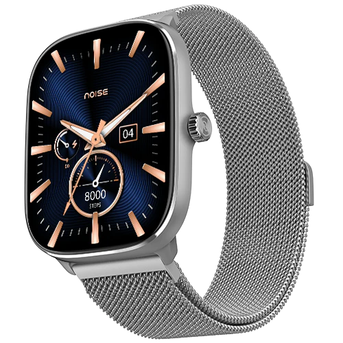 Noise New Macro Smart Watch with 2.0” HD Display,Metallic Finish BT Calling, Functional Crown, 7 Days Battery Life, Sleep Tracking, 200+ Watch Faces - Image 6