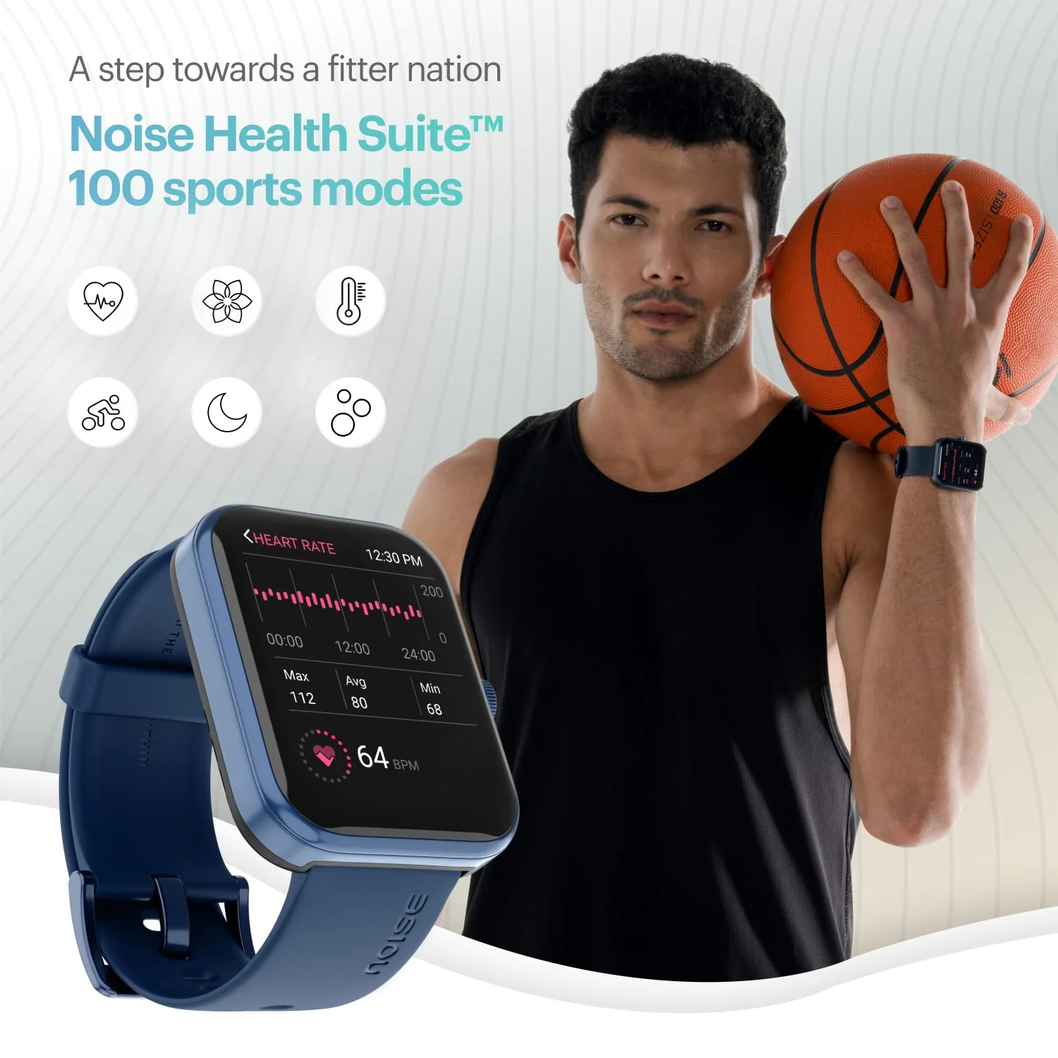 Noise Pulse 2 Max 1.85" Display, Bluetooth Calling Smart Watch, 10 Days Battery, 550 NITS Brightness, Smart DND, 100 Sports Modes, Smartwatch for Men and Women - Image 39
