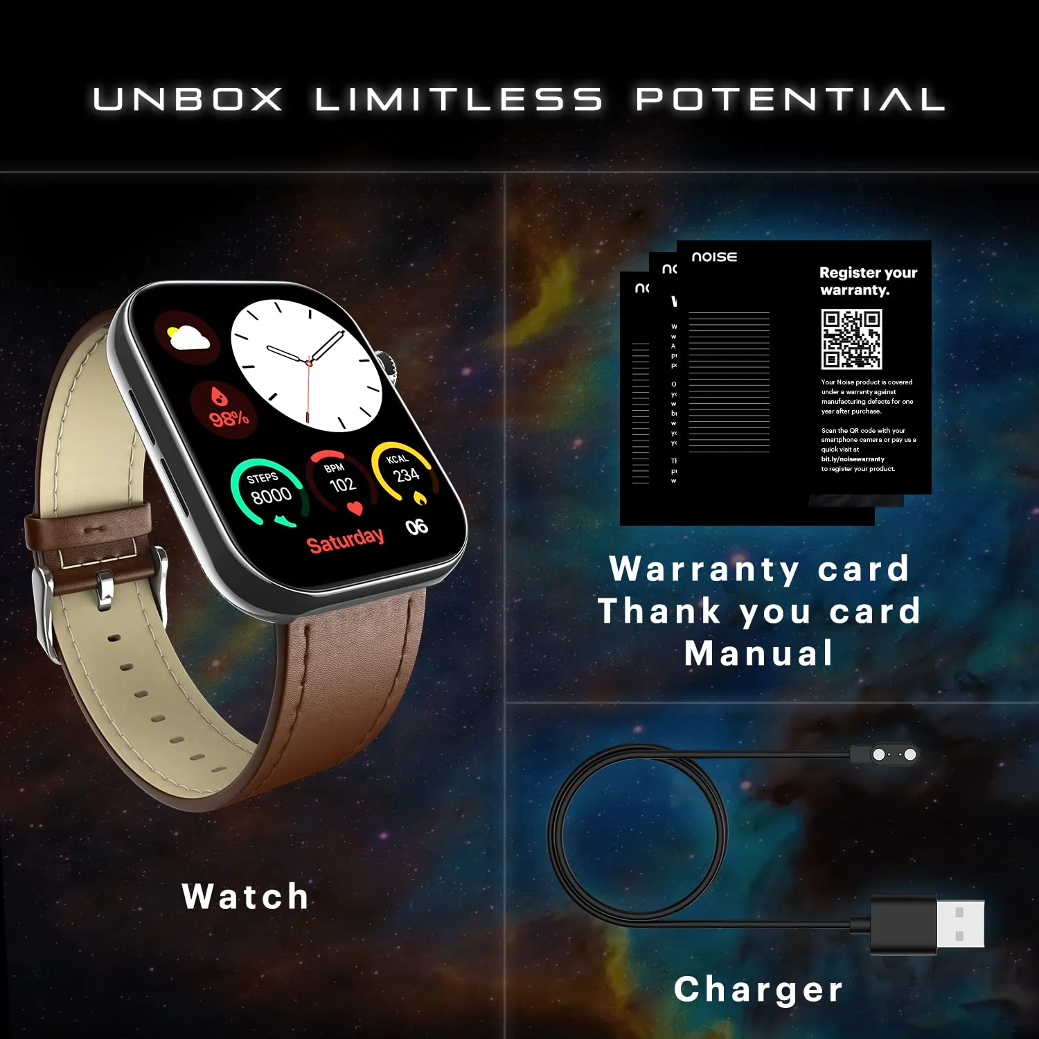Noise ColorFit Ultra 3 Bluetooth Calling Smart Watch with Biggest 1.96" AMOLED Display, Premium Metallic Build, Functional Crown, Gesture Control with Metallic Strap - Image 16