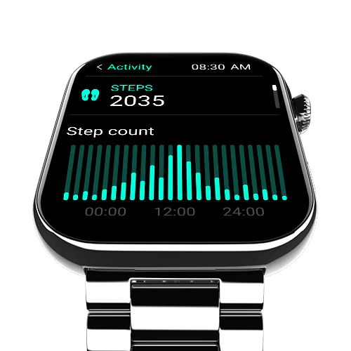 Noise ColorFit Ultra 3 Bluetooth Calling Smart Watch with Biggest 1.96" AMOLED Display, Premium Metallic Build, Functional Crown, Gesture Control with Metallic Strap - Image 8