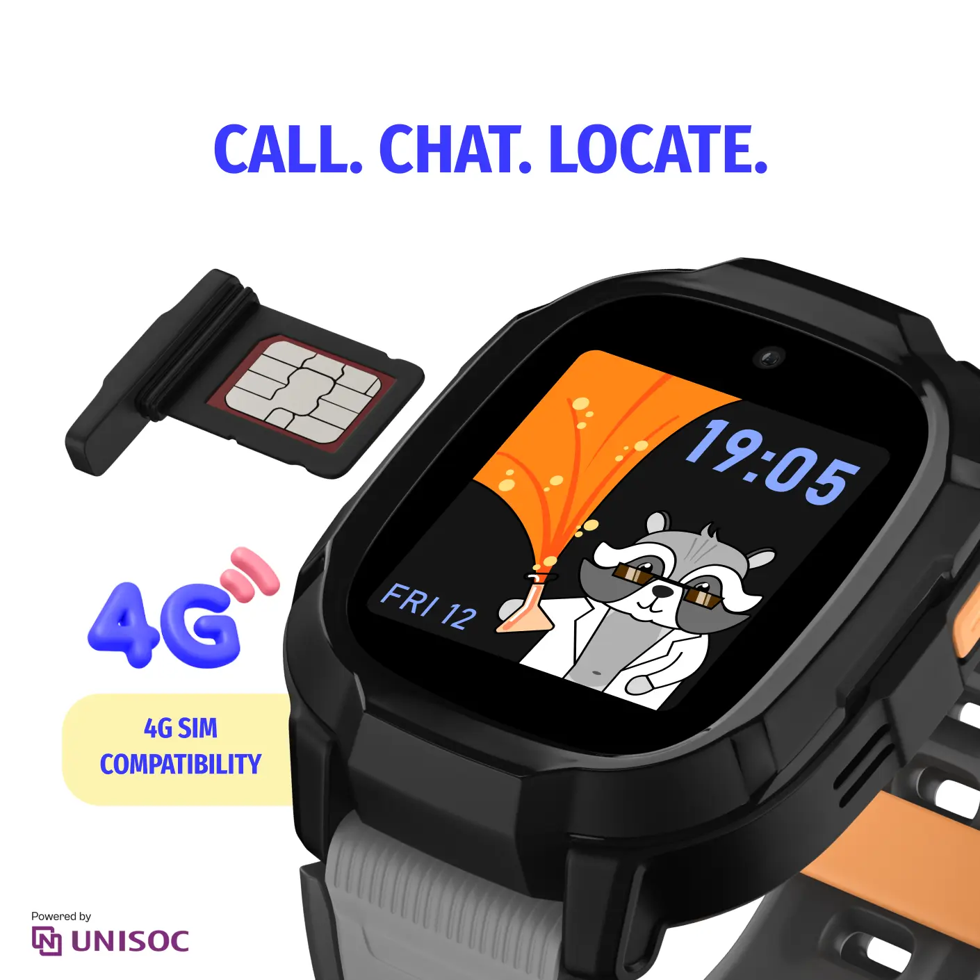 Noise Jr. Explorer 2 Kids Smartwatch - Summer Drop - Image 3