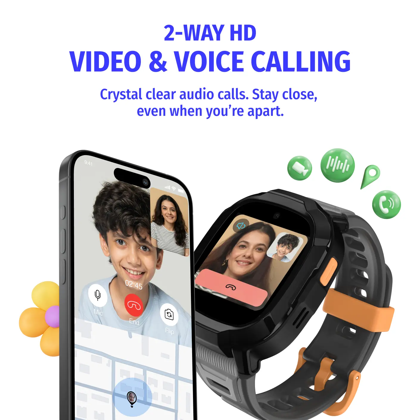 Noise Jr. Explorer 2 Kids Smartwatch - Summer Drop - Image 5